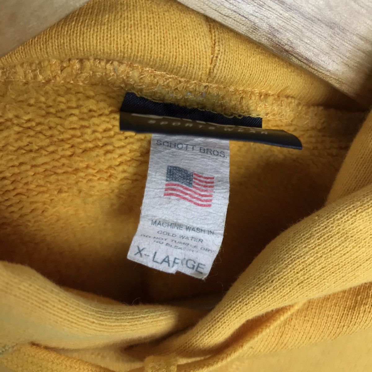 Schott Vintage Schott Bros New York Hoodie Pullover Sweatshirt Size US XL / EU 56 / 4 - 7 Thumbnail