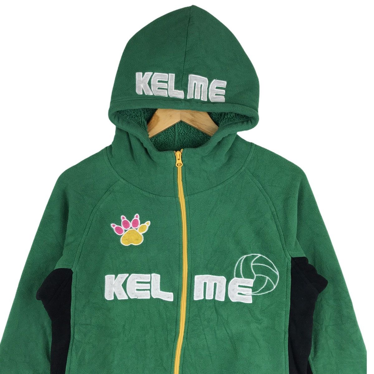 Vintage Vintage Kelme Zipper Fleece Hoodie Pullover Size US M / EU 48-50 / 2 - 2 Thumbnail