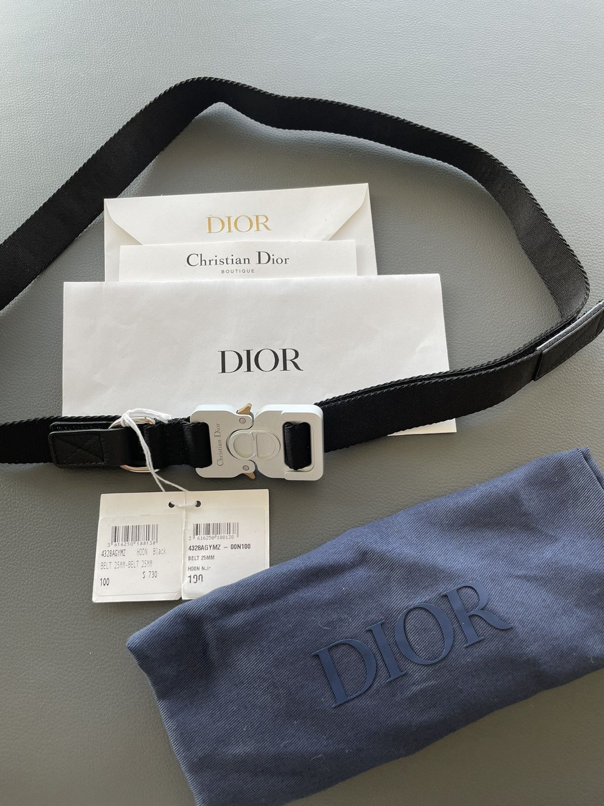 Alyx × Dior Extremely Limited Sold Out Brand NEW Runway Dior x ALYX Belt Size 32 - 10 Thumbnail