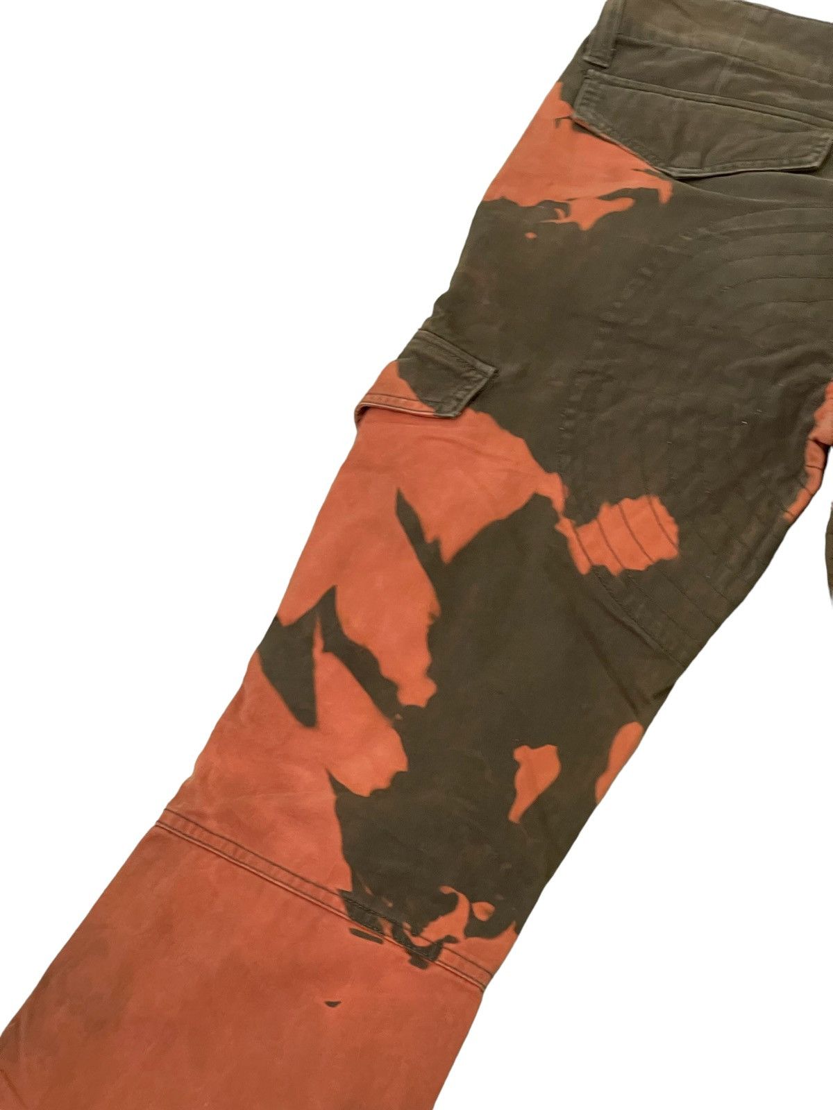 GOSTAR DE FUGA Flare Cargo Pant Fuga Unusual Bleach Boot Cut 3🟦7 Size US 32 / EU 48 - 6 Thumbnail
