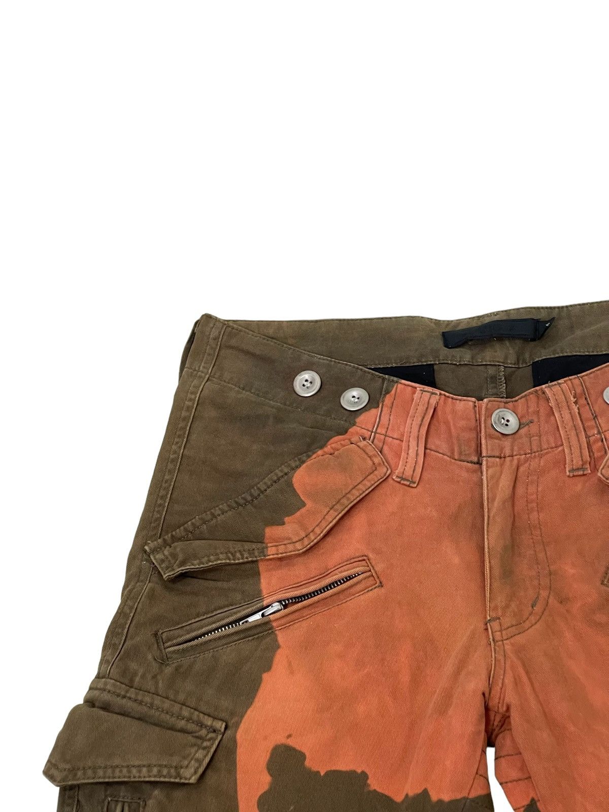 GOSTAR DE FUGA Flare Cargo Pant Fuga Unusual Bleach Boot Cut 3🟦7 Size US 32 / EU 48 - 19 Thumbnail