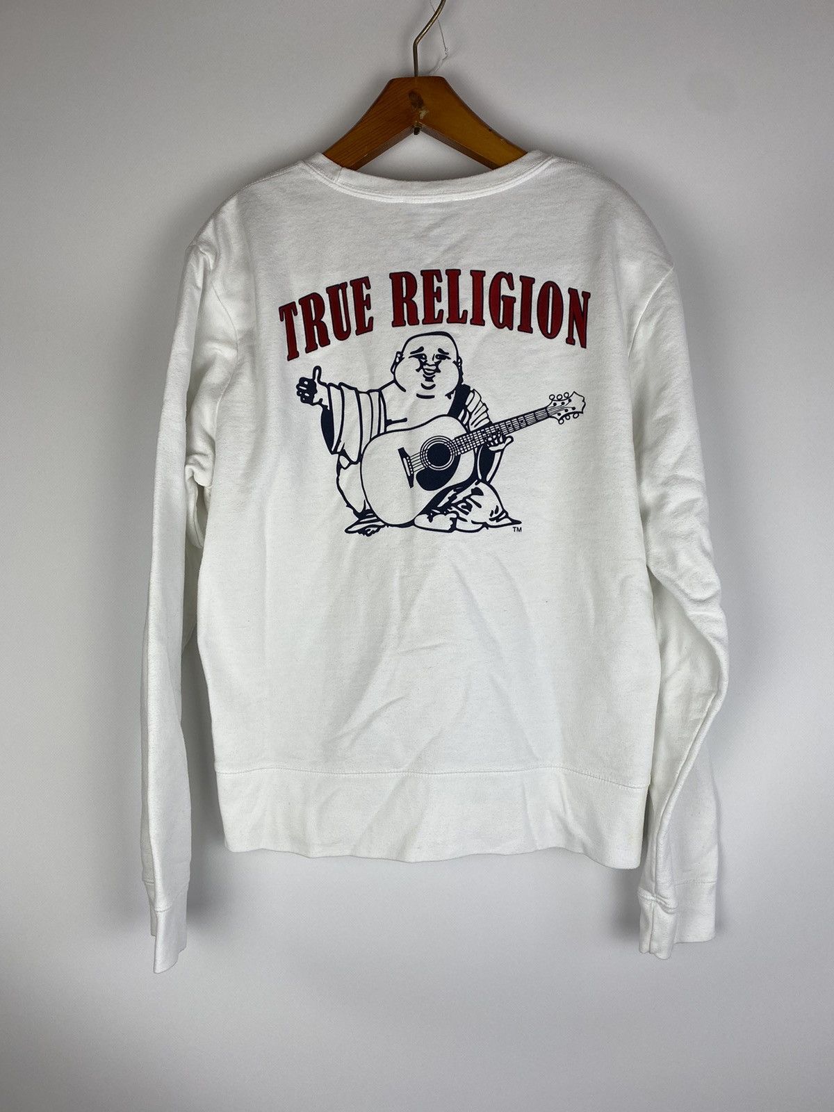 True Religion × Vintage True Religion Sweatshirt Big Logo Size US L / EU 52-54 / 3 - 1 Thumbnail