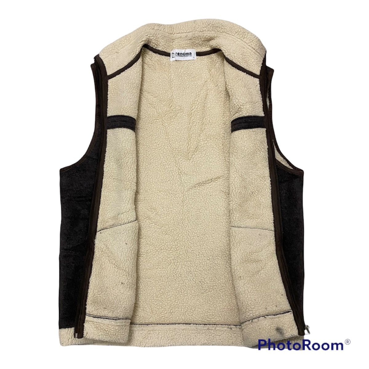 Japanese Brand × Renoma × Vintage Vintage Up Renoma Sherpa Vest Jacket Size US L / EU 52-54 / 3 - 1 Thumbnail