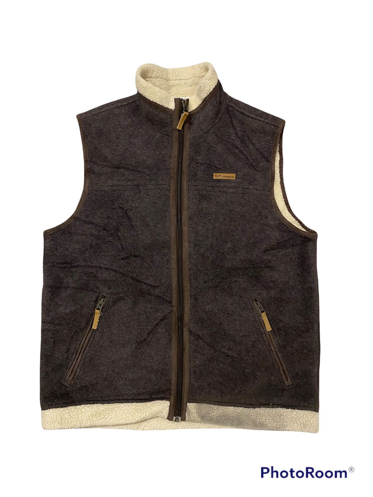 Japanese Brand × Renoma × Vintage Vintage Up Renoma Sherpa Vest Jacket Size US L / EU 52-54 / 3 - 3 Thumbnail