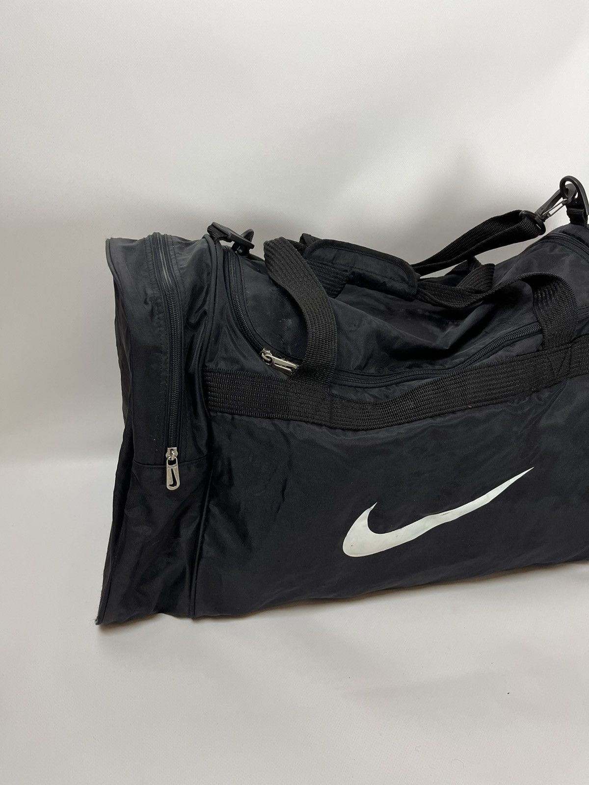 Nike Nike Vintage 90s triple swoosh black big bag luggage Size ONE SIZE - 2 Thumbnail