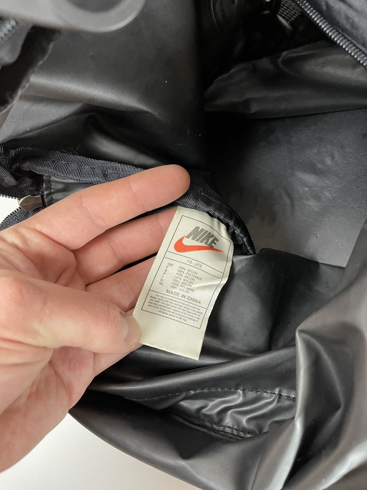 Nike Nike Vintage 90s triple swoosh black big bag luggage Size ONE SIZE - 20 Thumbnail