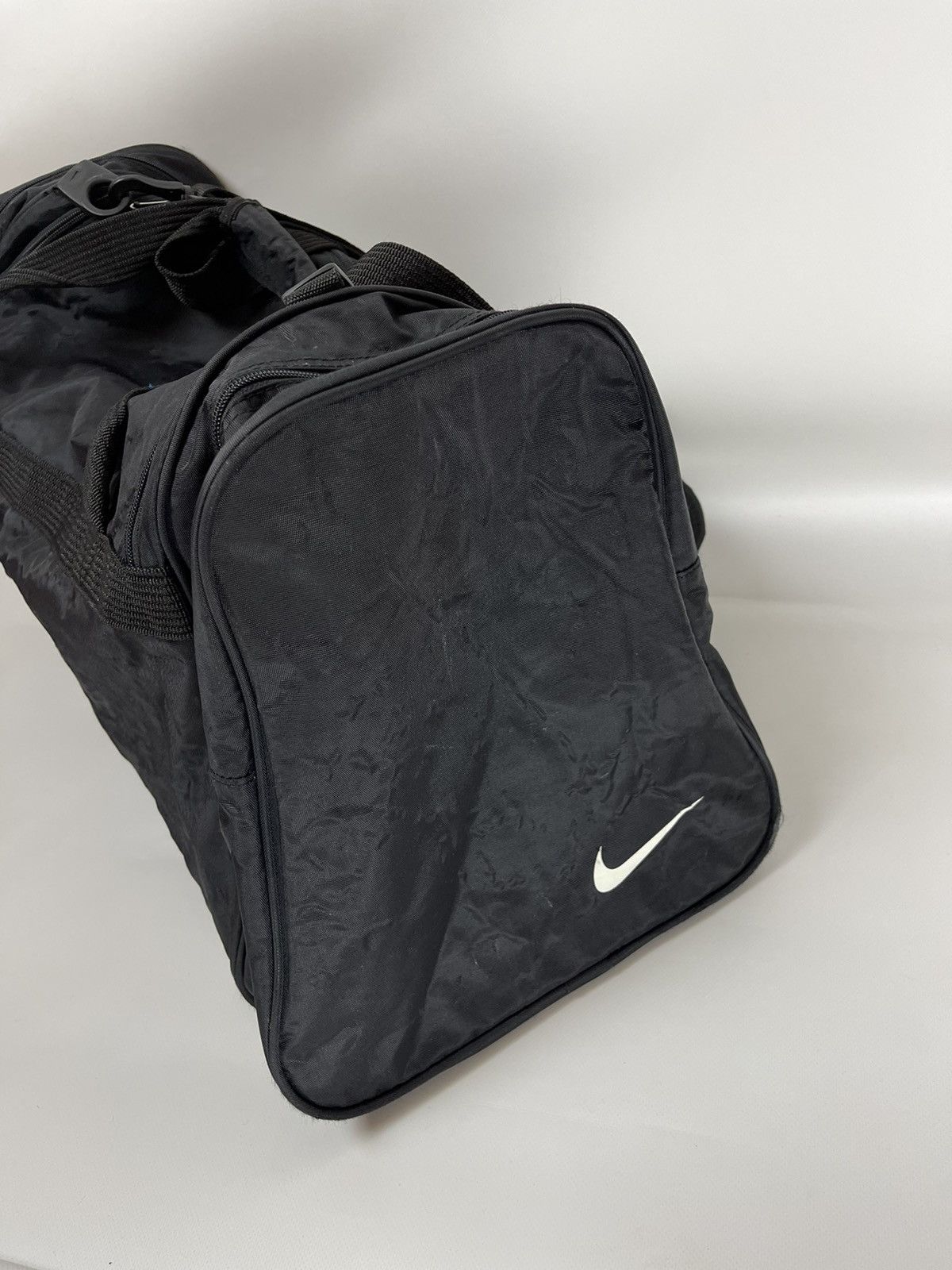 Nike Nike Vintage 90s triple swoosh black big bag luggage Size ONE SIZE - 13 Thumbnail