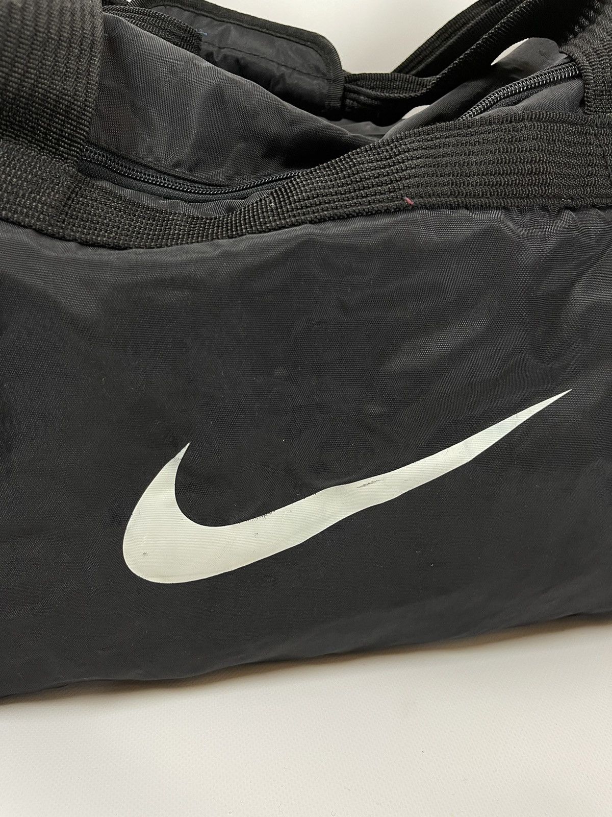 Nike Nike Vintage 90s triple swoosh black big bag luggage Size ONE SIZE - 5 Thumbnail