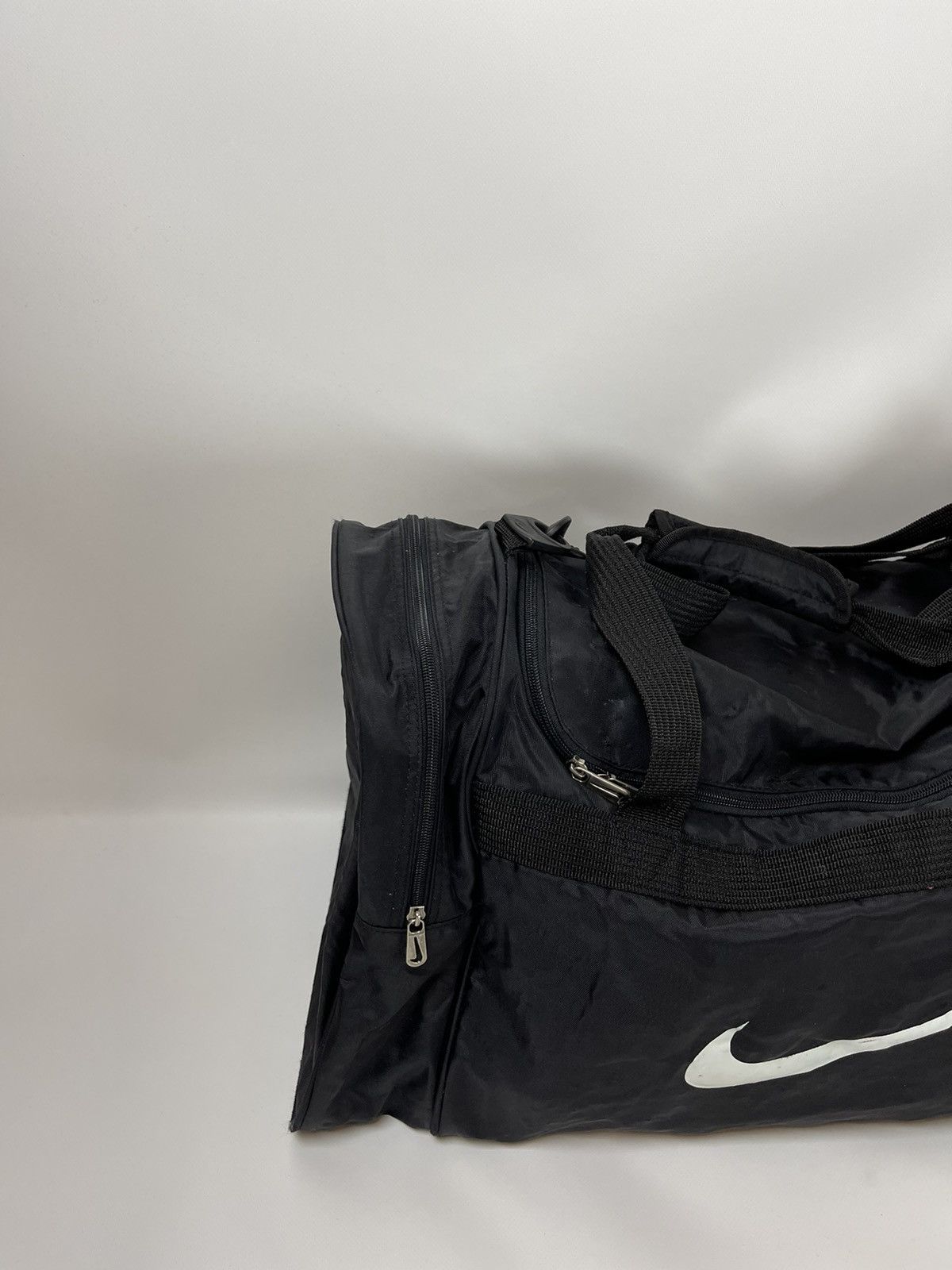 Nike Nike Vintage 90s triple swoosh black big bag luggage Size ONE SIZE - 4 Thumbnail