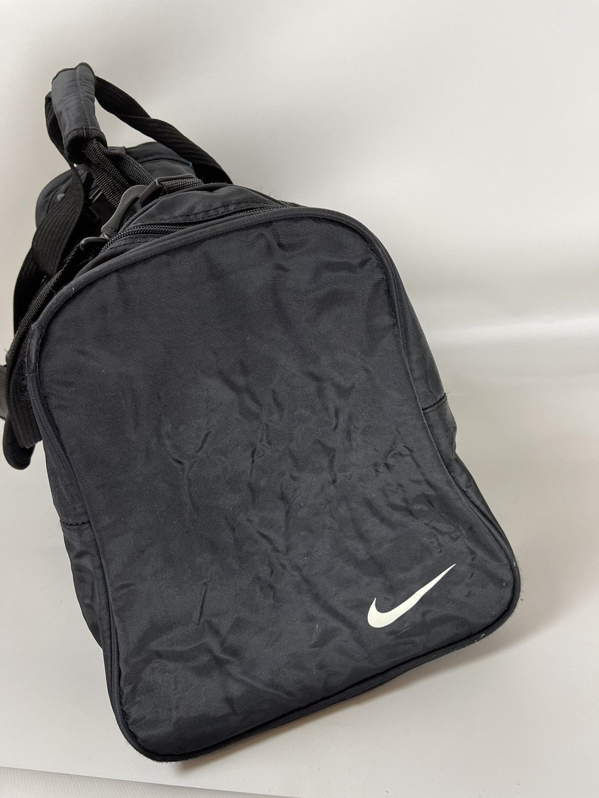 Nike Nike Vintage 90s triple swoosh black big bag luggage Size ONE SIZE - 11 Thumbnail