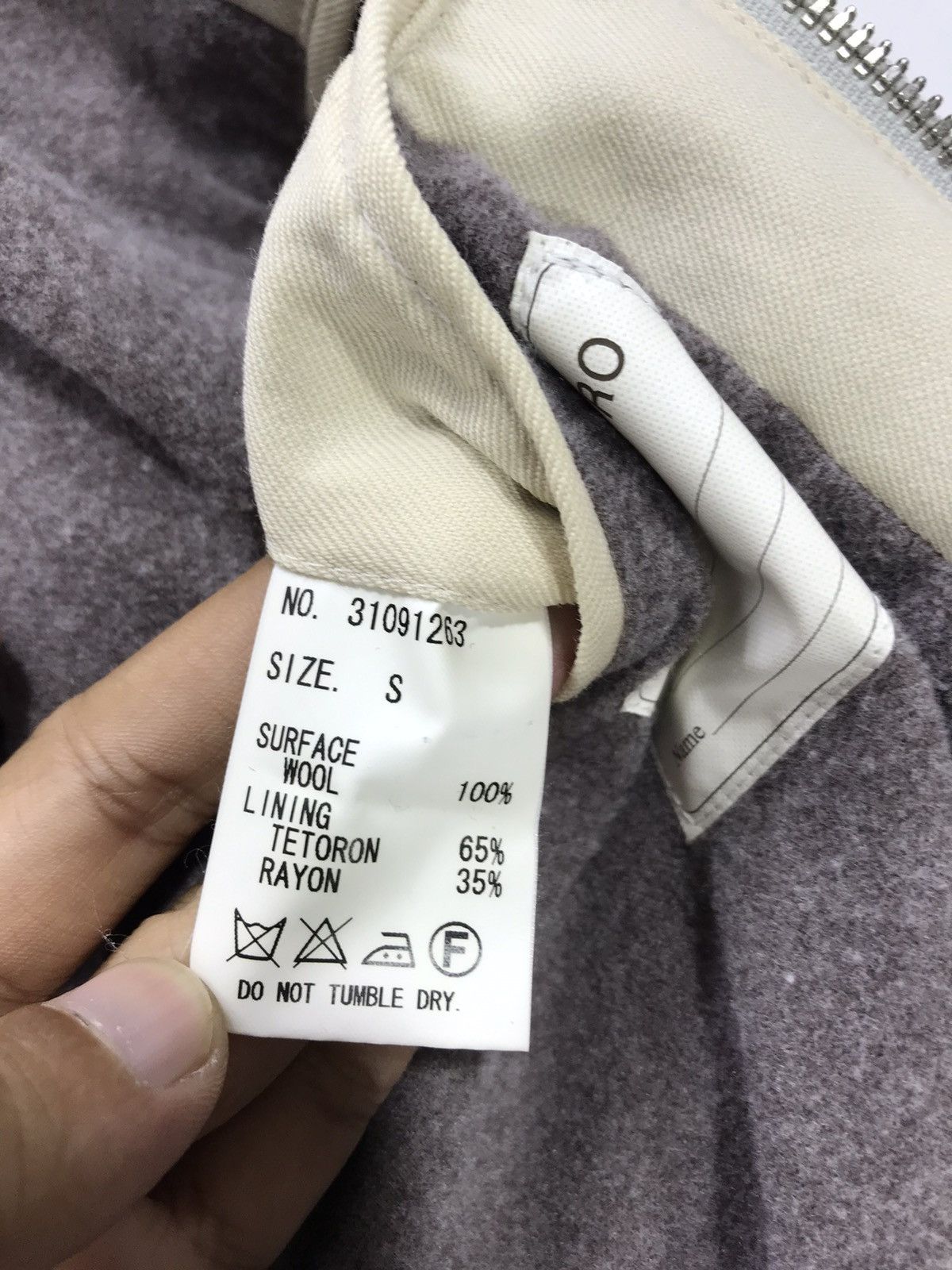 Japanese Brand 💖 Miharayasuhiro Wool Bomber Style Jacket 2🟩 Size US M / EU 48-50 / 2 - 7 Thumbnail
