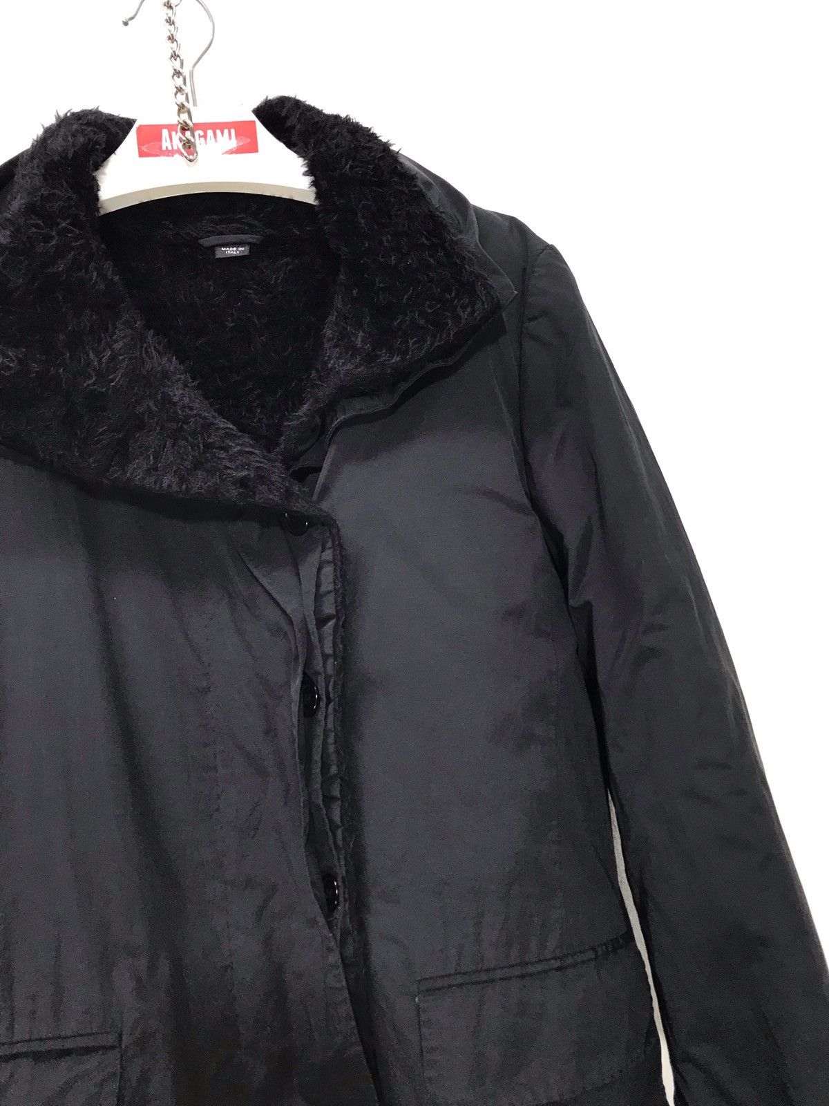 Helmut Lang ⚡Made in Italy Vtg Helmut Lang Overcoat Fur Lining Slim 2🟩2 Size US S / EU 44-46 / 1 - 3 Thumbnail
