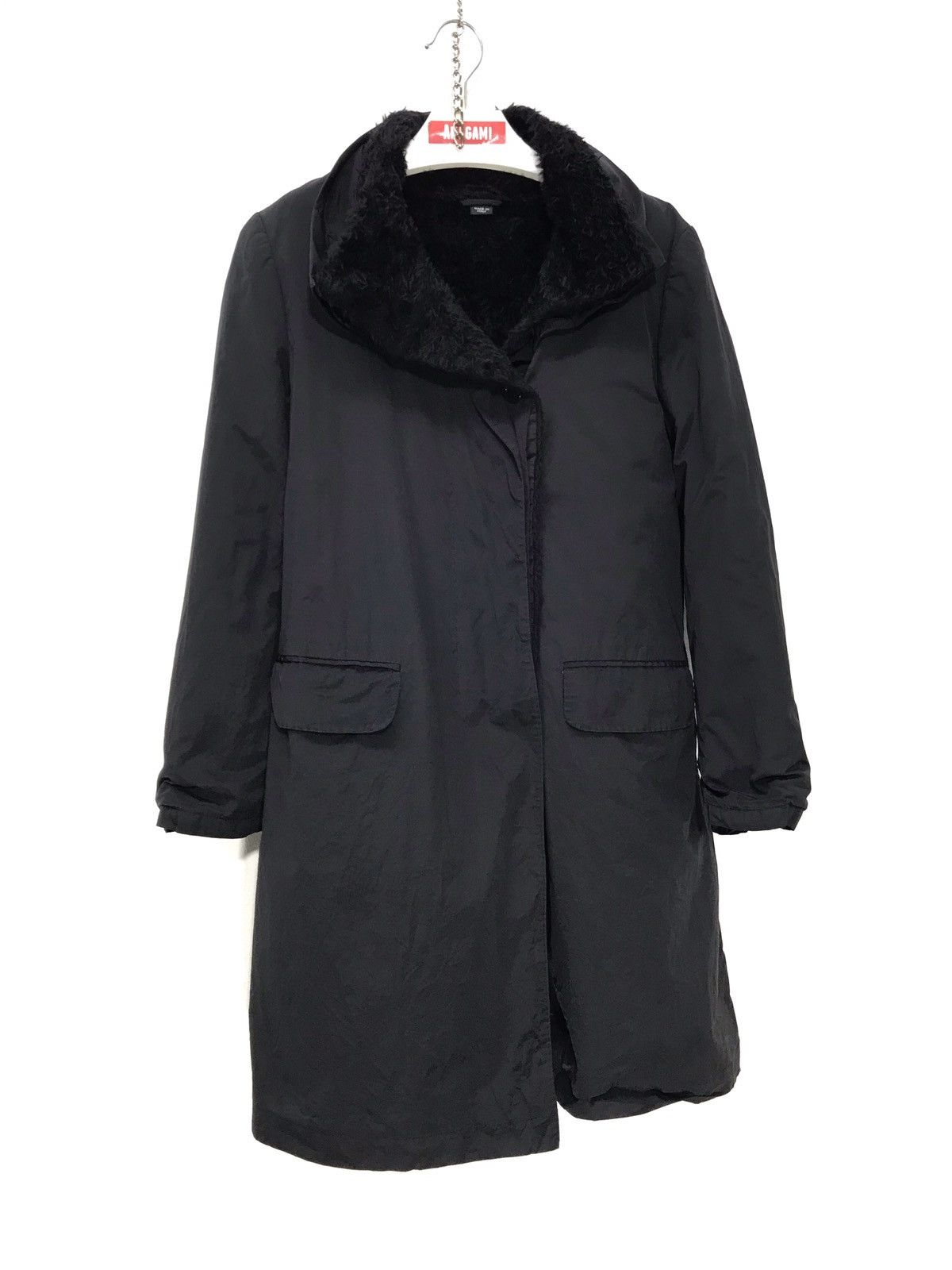 Helmut Lang ⚡Made in Italy Vtg Helmut Lang Overcoat Fur Lining Slim 2🟩2 Size US S / EU 44-46 / 1 - 1 Thumbnail