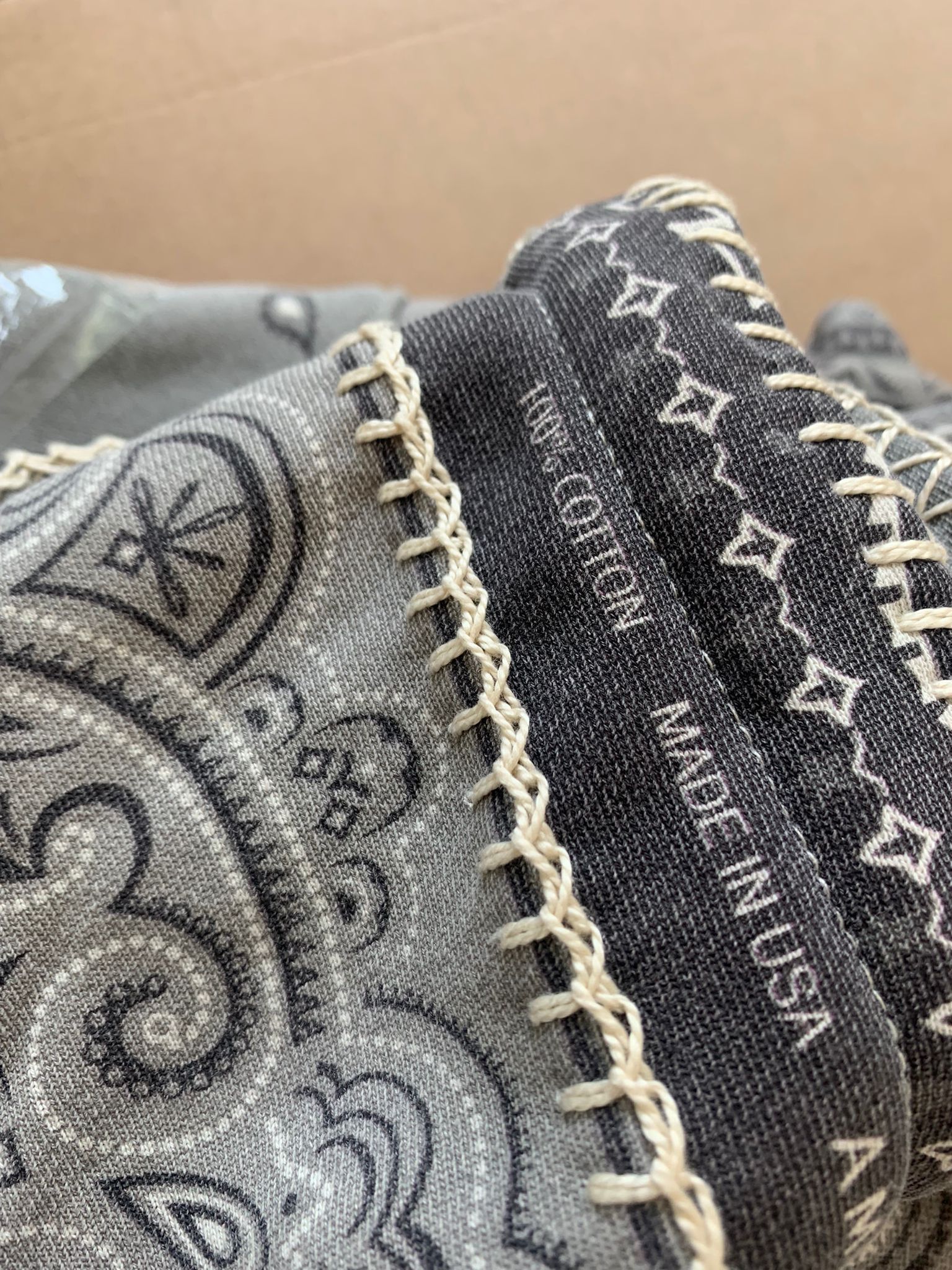 Amiri Bandana Reconstructed Hoodie Size US XS / EU 42 / 0 - 12 Thumbnail