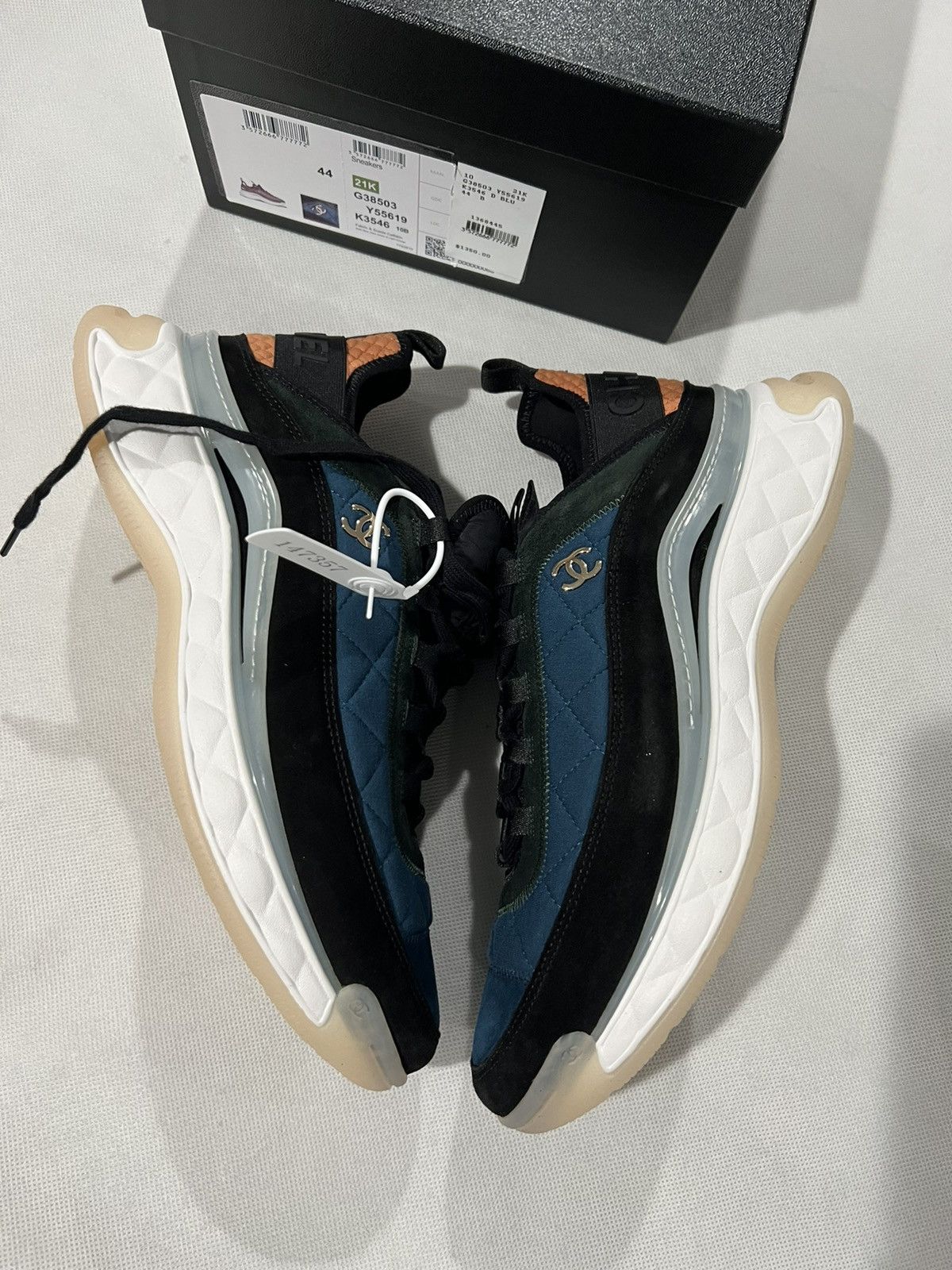 Chanel Chanel mens sneakers. 44/11. Size US 11 / EU 44 - 2 Thumbnail