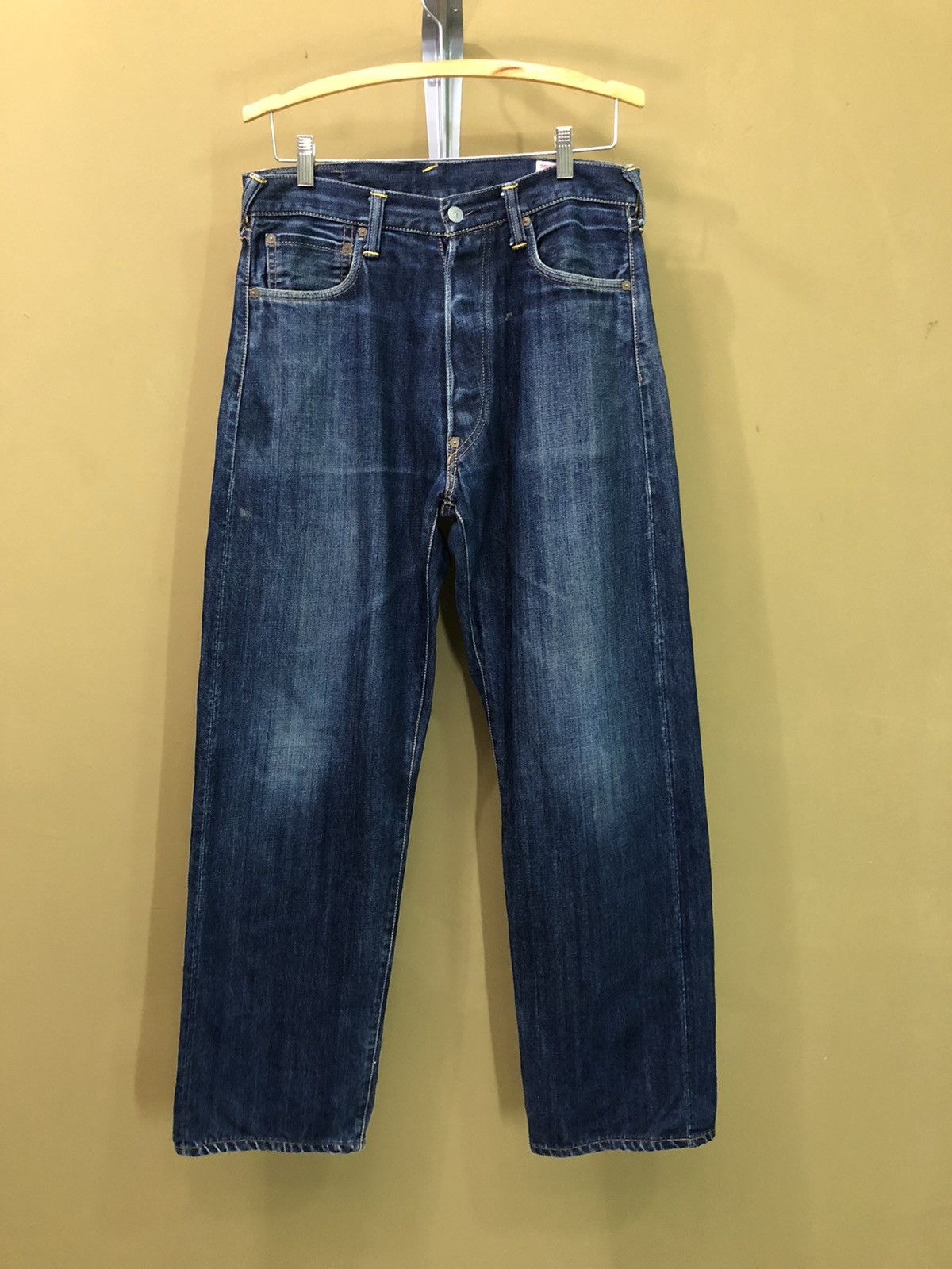 Evisu Evisu Yamane Daicock Blue Denim Jeans Travis Scott Size US 32 / EU 48 - 3 Thumbnail