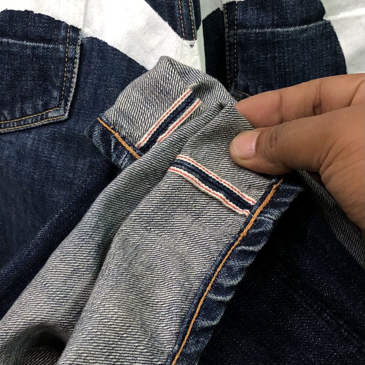 Evisu Evisu Yamane Daicock Blue Denim Jeans Travis Scott Size US 32 / EU 48 - 10 Thumbnail