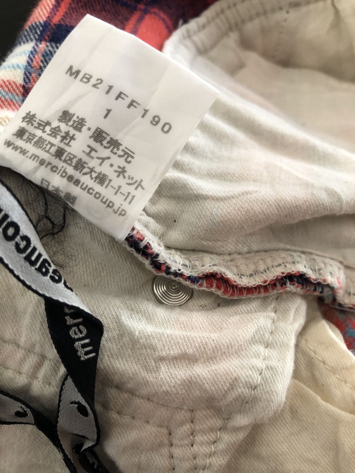 Issey Miyake Checkered Drop Crotch Pant Size US 30 / EU 46 - 9 Thumbnail