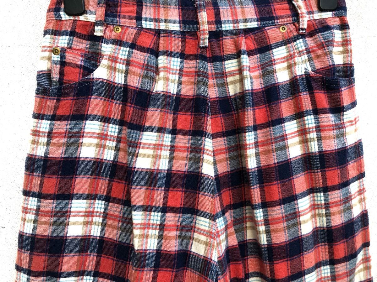 Issey Miyake Checkered Drop Crotch Pant Size US 30 / EU 46 - 7 Thumbnail