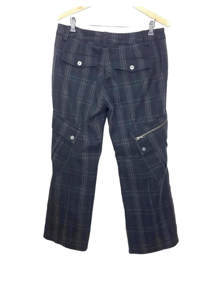 Japanese Brand Cargo Baggy Tartan Plaid Size US 34 / EU 50 - 4 Thumbnail