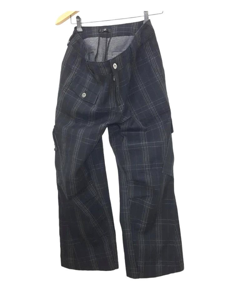 Japanese Brand Cargo Baggy Tartan Plaid Size US 34 / EU 50 - 2 Thumbnail