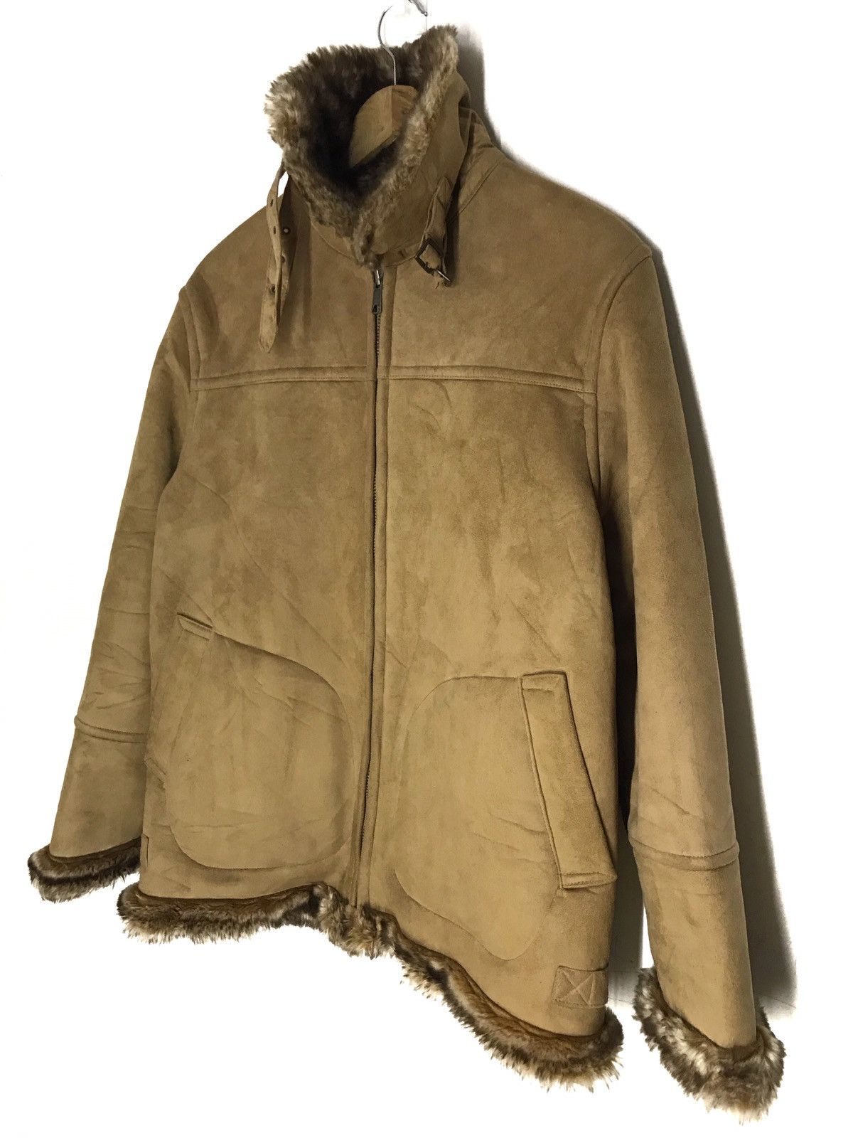 Counter Intelligence Counter Culture Sheepskins Sherling Coat Jacket Size US L / EU 52-54 / 3 - 3 Thumbnail