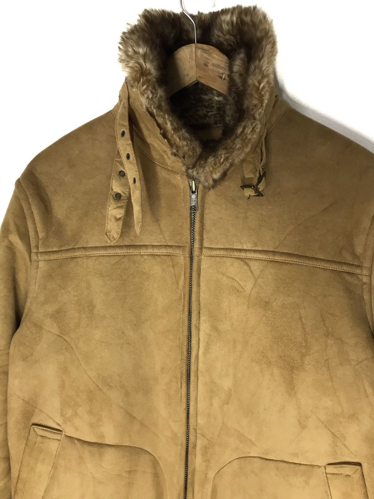 Counter Intelligence Counter Culture Sheepskins Sherling Coat Jacket Size US L / EU 52-54 / 3 - 4 Thumbnail