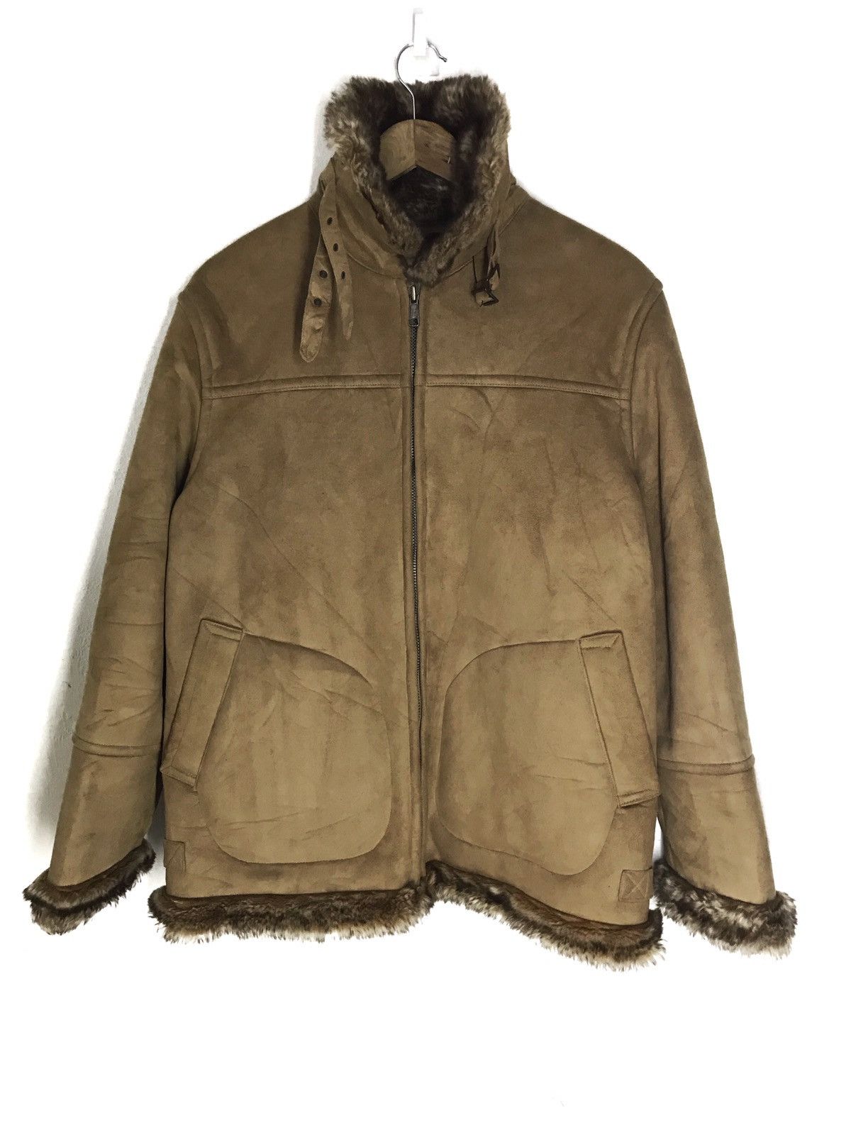 Counter Intelligence Counter Culture Sheepskins Sherling Coat Jacket Size US L / EU 52-54 / 3 - 2 Thumbnail