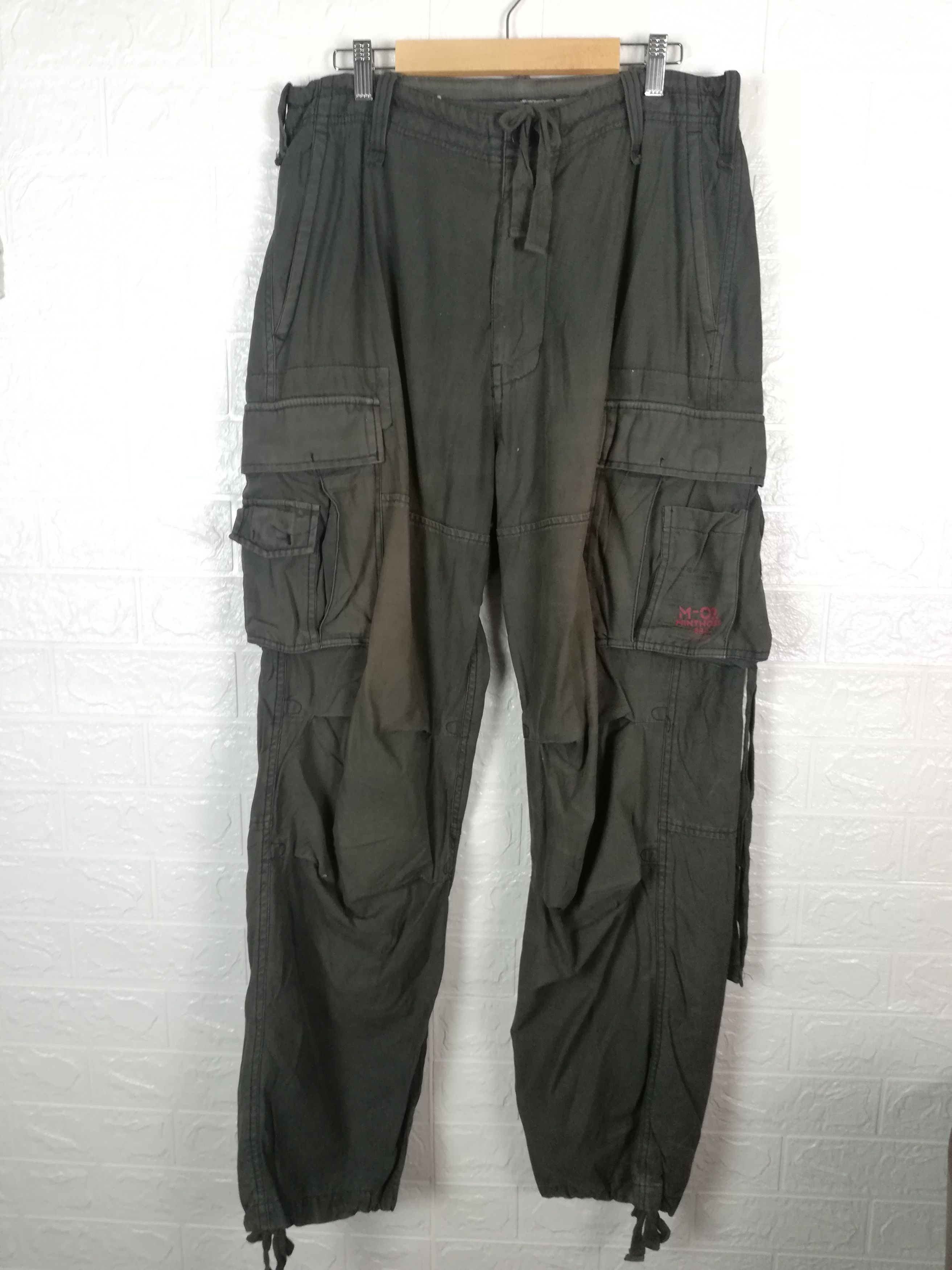 Japanese Brand × Vintage 💥Japanese Brand Bondage Multi Pocket Cargo Pants #0727💥 Size US 31 - 1 Thumbnail