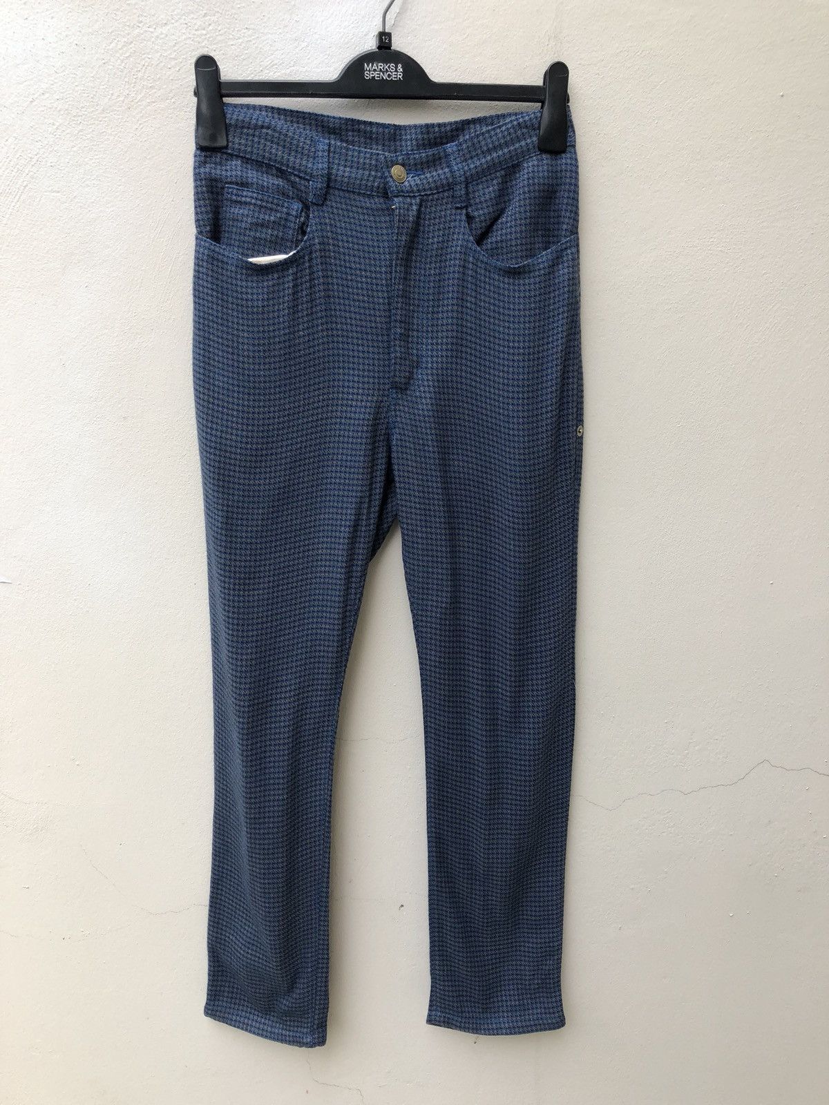 Issey Miyake × mercibeaucoup Issey Miyake Mercibeaucoup Acrylic Wool Trouser Pant Size US 28 / EU 44 - 3 Thumbnail
