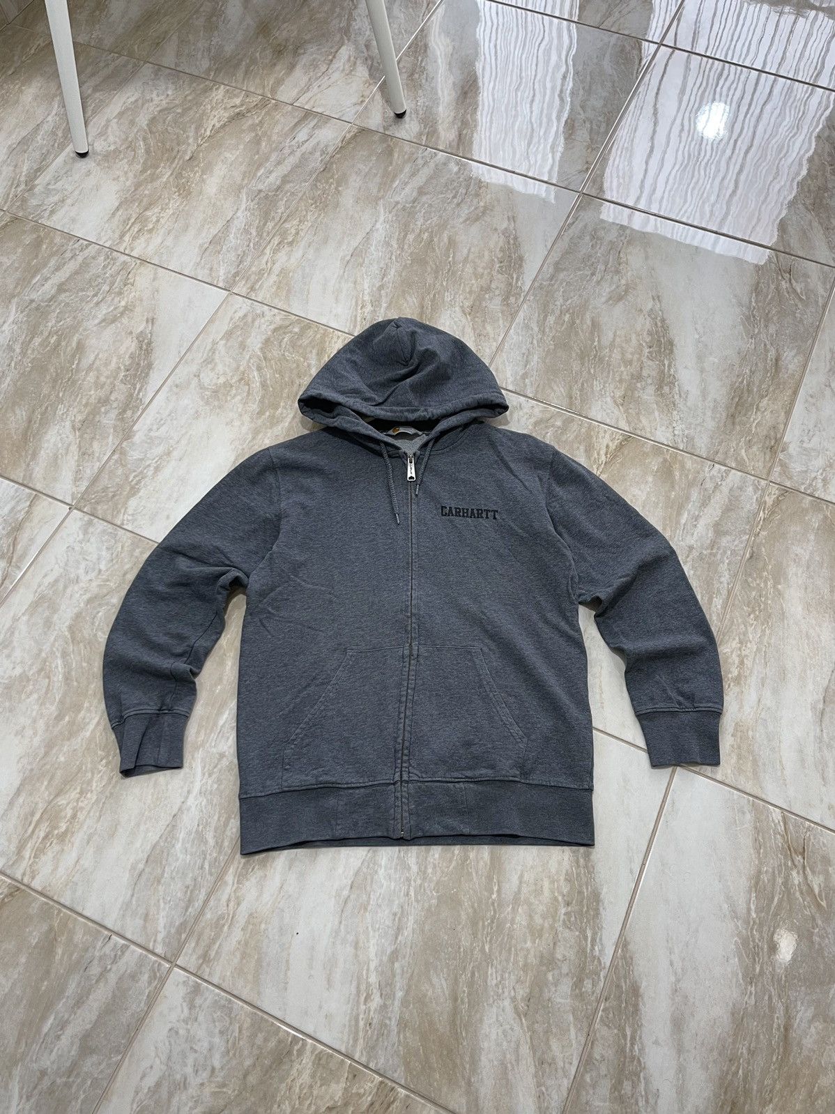 Carhartt × Carhartt Wip × Vintage Vintage Carhartt College Hoodie Size US S / EU 44-46 / 1 - 1 Thumbnail