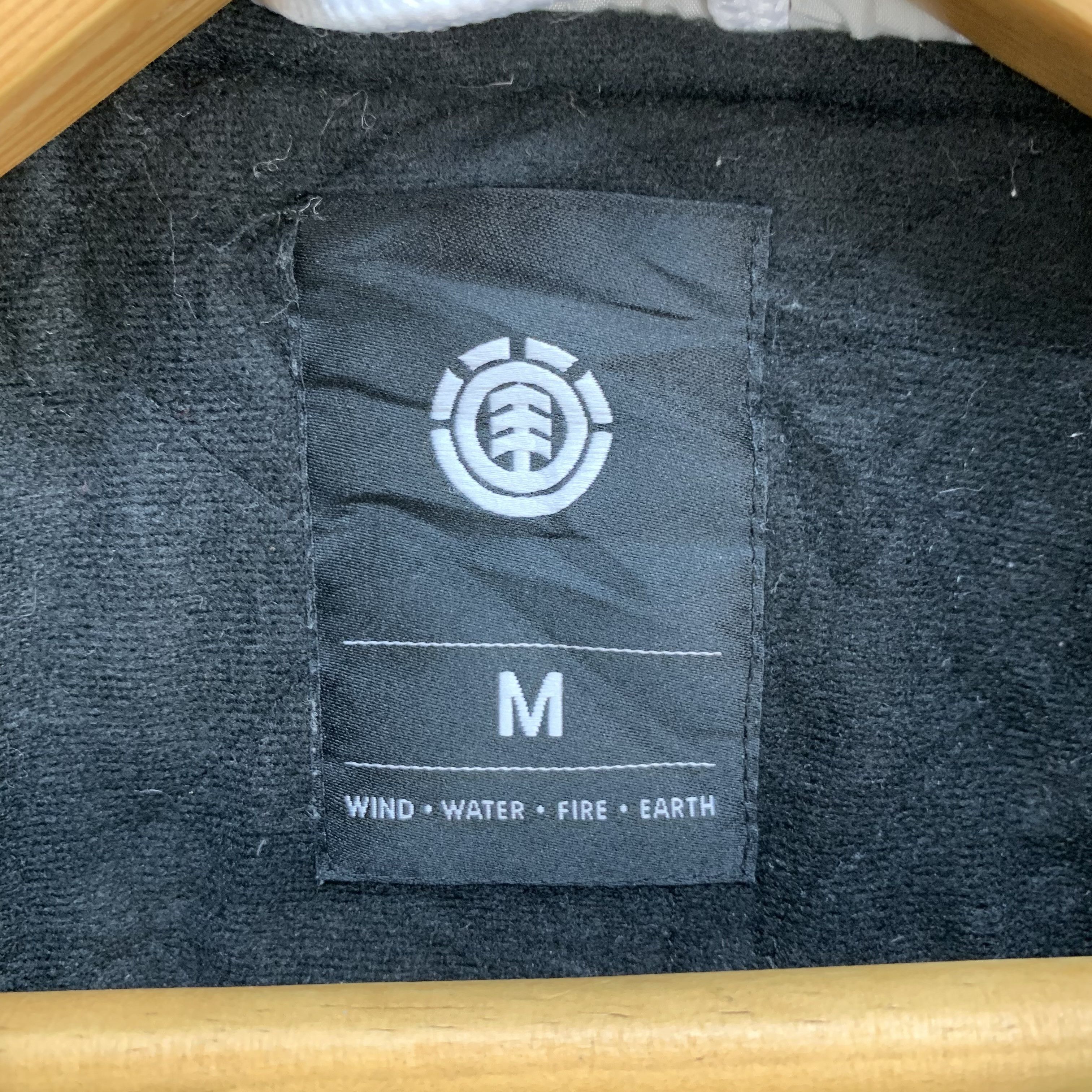 Element Element Embroidery Big Logo Hooded Varsity Jacket #3991-138 Size US M / EU 48-50 / 2 - 8 Thumbnail