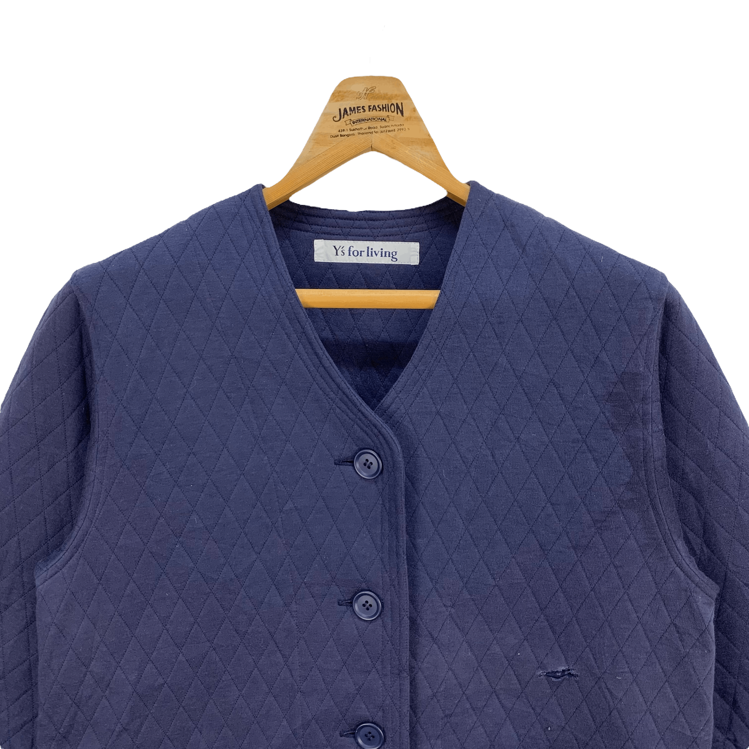 Yohji Yamamoto Y's For Living Quilted Jacket #3997-138 Size US S / EU 44-46 / 1 - 2 Thumbnail