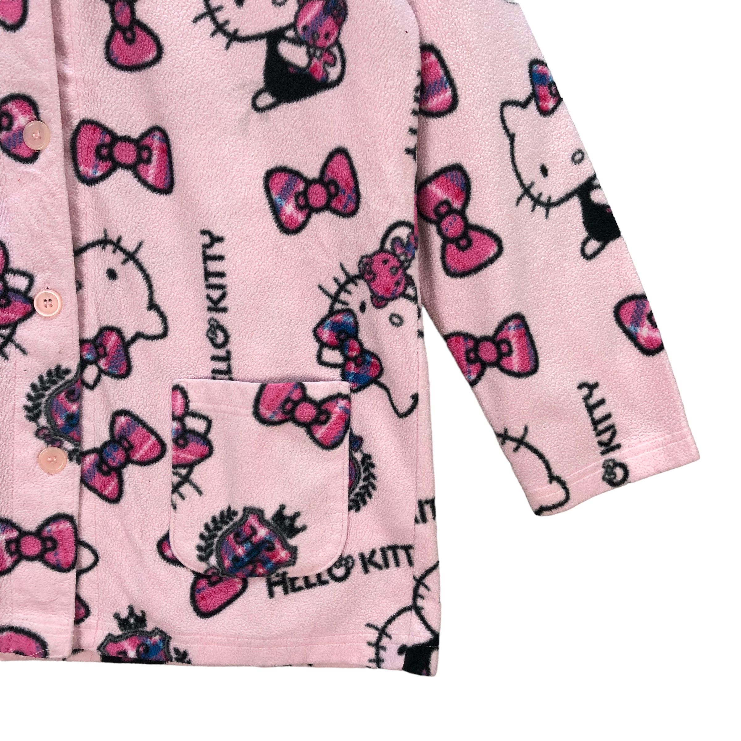 Japanese Brand HELLO KITTY FULLPRINT FLEECE #7121-110 Size L / US 10 / IT 46 - 5 Thumbnail