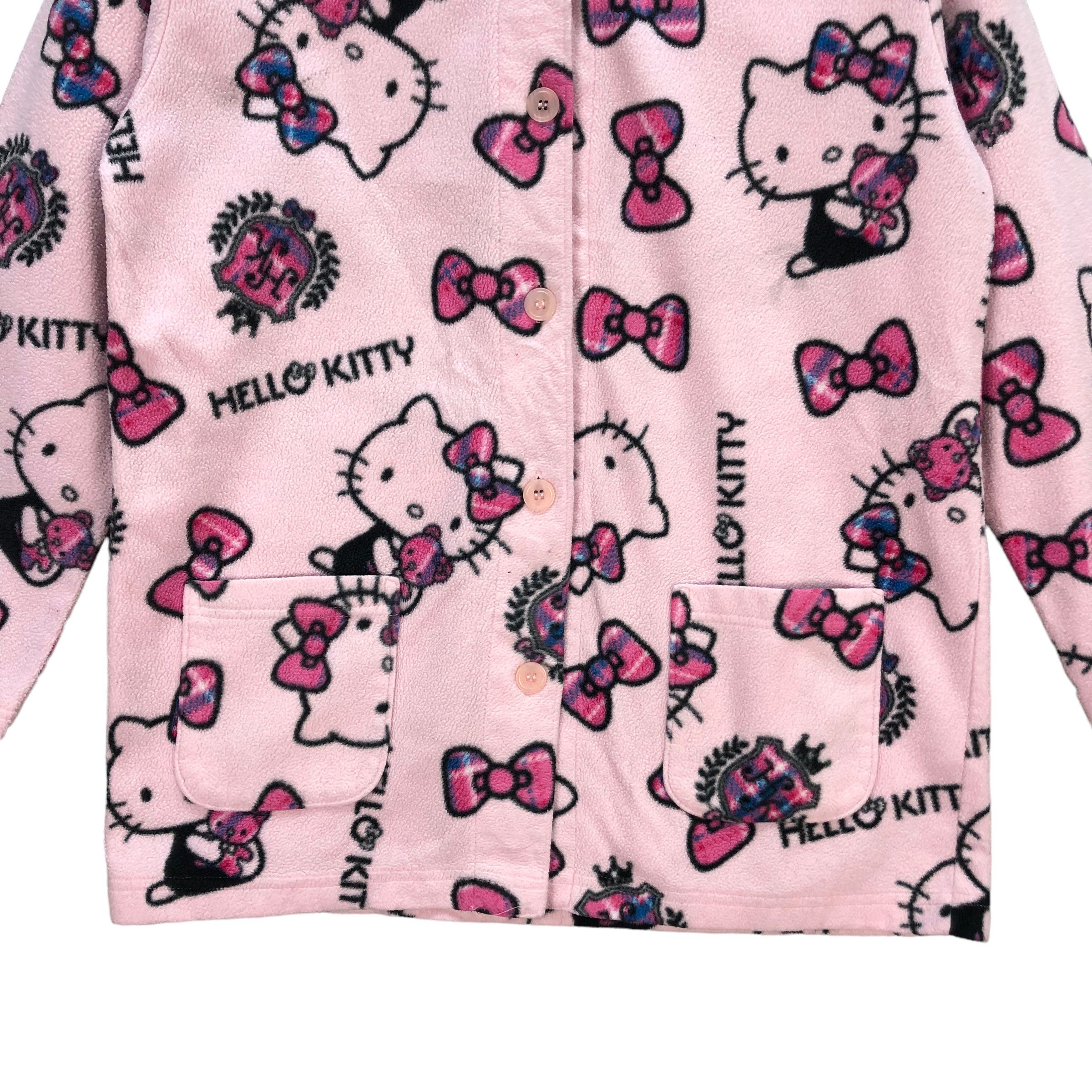 Japanese Brand HELLO KITTY FULLPRINT FLEECE #7121-110 Size L / US 10 / IT 46 - 3 Thumbnail