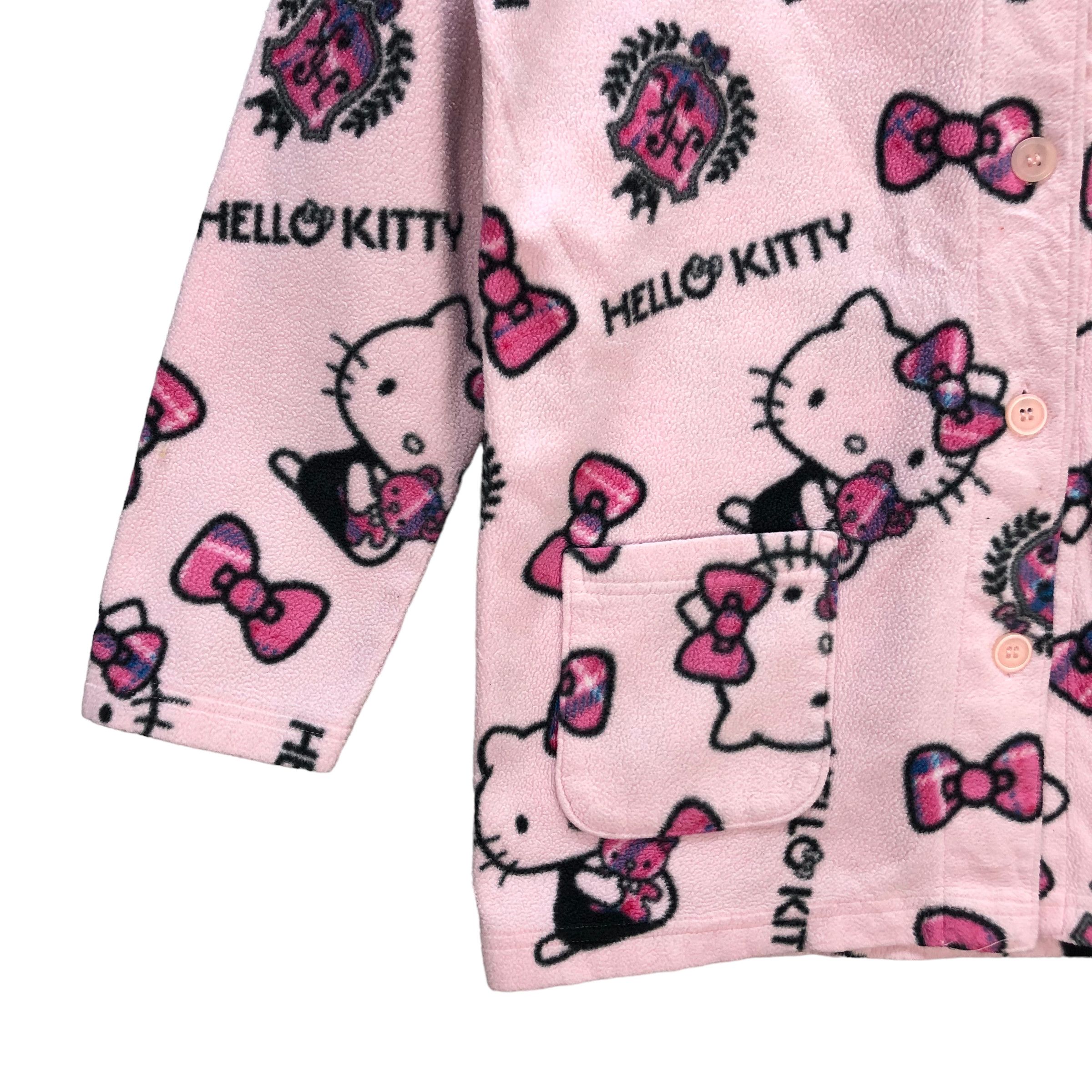 Japanese Brand HELLO KITTY FULLPRINT FLEECE #7121-110 Size L / US 10 / IT 46 - 4 Thumbnail