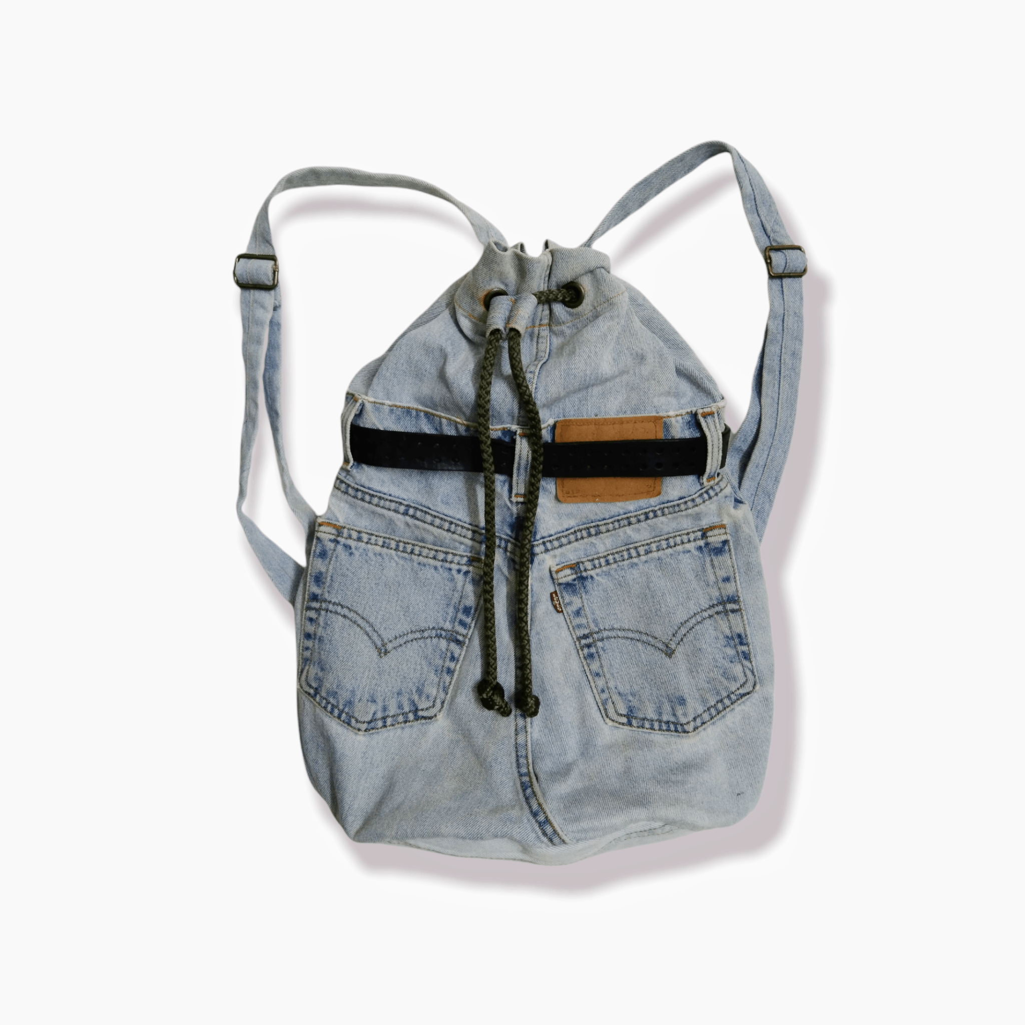 Vintage REPURPOSE VINTAGE LEVI'S 512 USA FABRIC DENIM BACKPACK Grailed