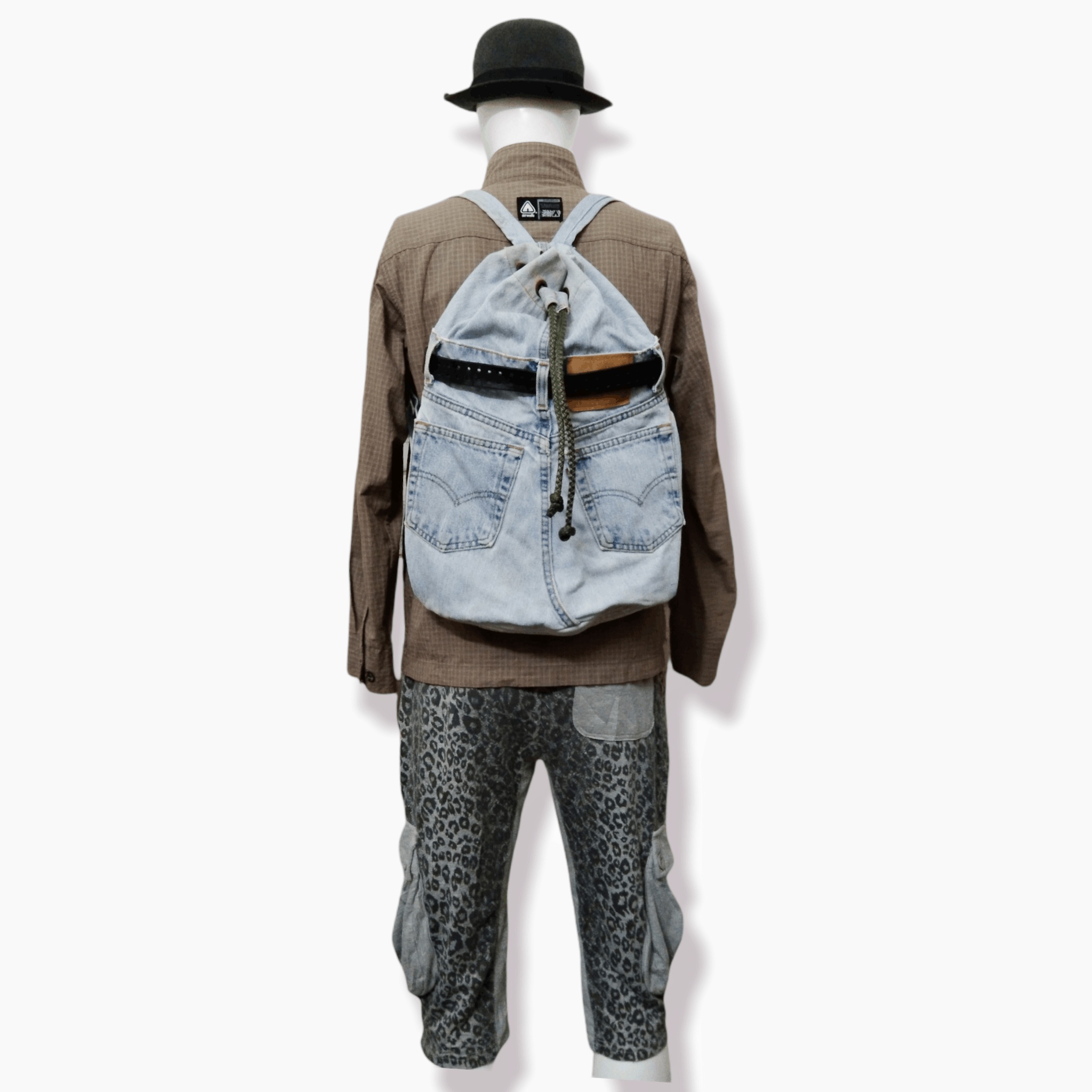 Levi's × Vintage REPURPOSE VINTAGE LEVI'S 512 USA FABRIC DENIM BACKPACK Size ONE SIZE - 2 Thumbnail