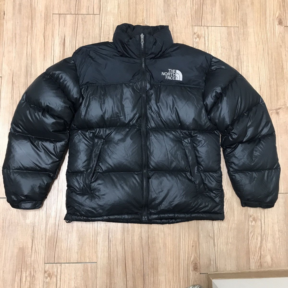 image of The North Face Nuptse 700 Puffer Jacket in Black, Men's (Size XS)