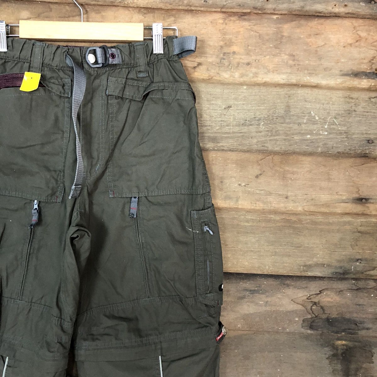 Japanese Brand Pract Green Multipocket Tactical Cargo Pants #2993 Size US 30 / EU 46 - 5 Thumbnail