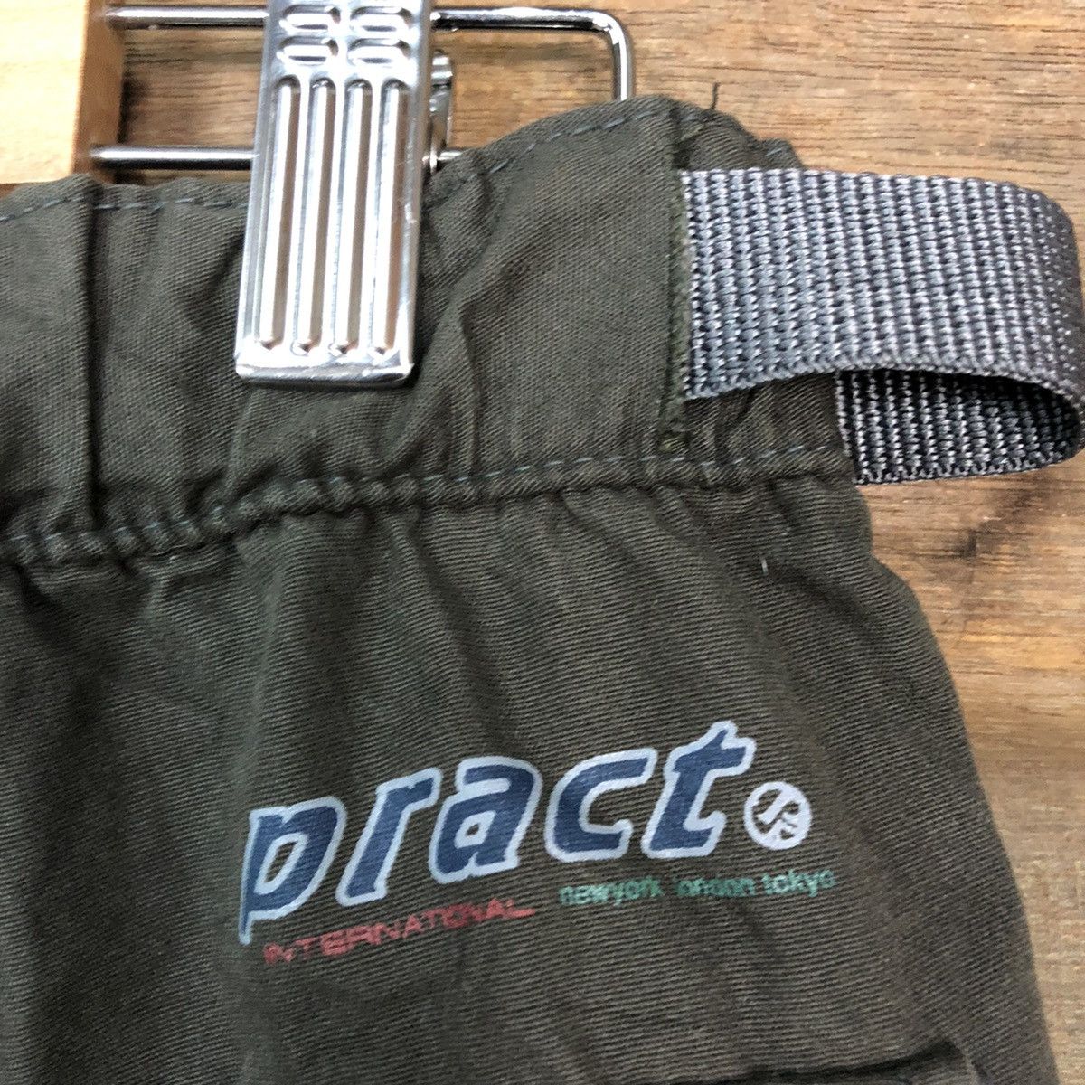 Japanese Brand Pract Green Multipocket Tactical Cargo Pants #2993 Size US 30 / EU 46 - 13 Thumbnail