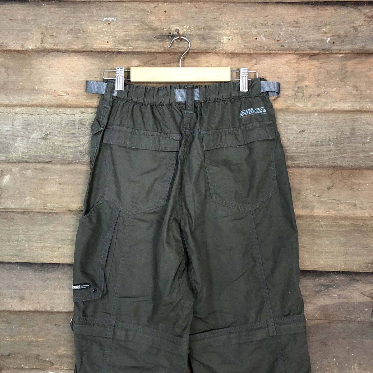 Japanese Brand Pract Green Multipocket Tactical Cargo Pants #2993 Size US 30 / EU 46 - 11 Thumbnail