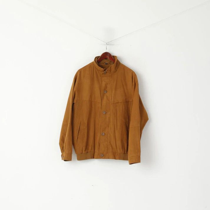 Vintage Weatherguard Men L Bomber Jacket Camel Retro Soft 2516 Size US L / EU 52-54 / 3 - 1 Thumbnail