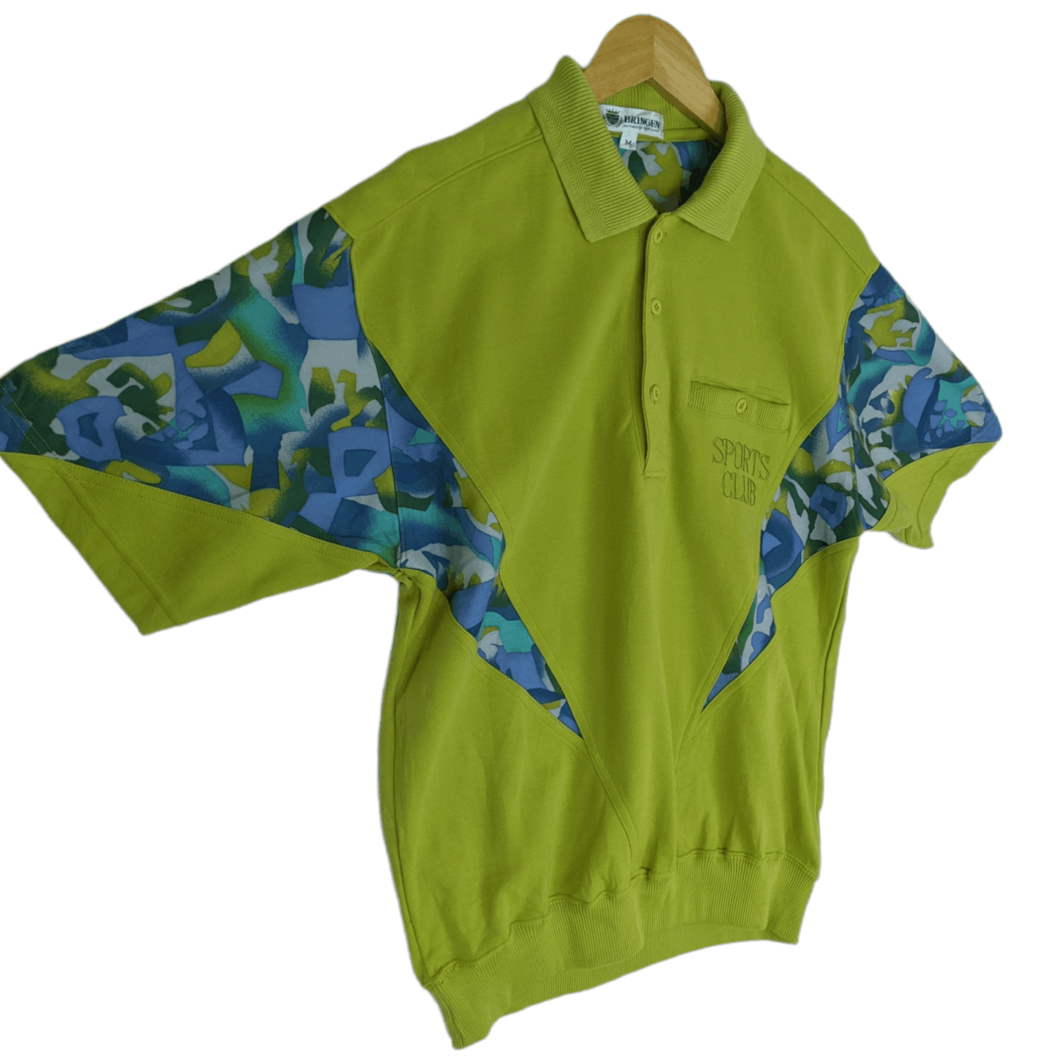 Japanese Brand Vintage Japan BRINGEN Flower Monogram Polo Shirt Size US M / EU 48-50 / 2 - 3 Thumbnail