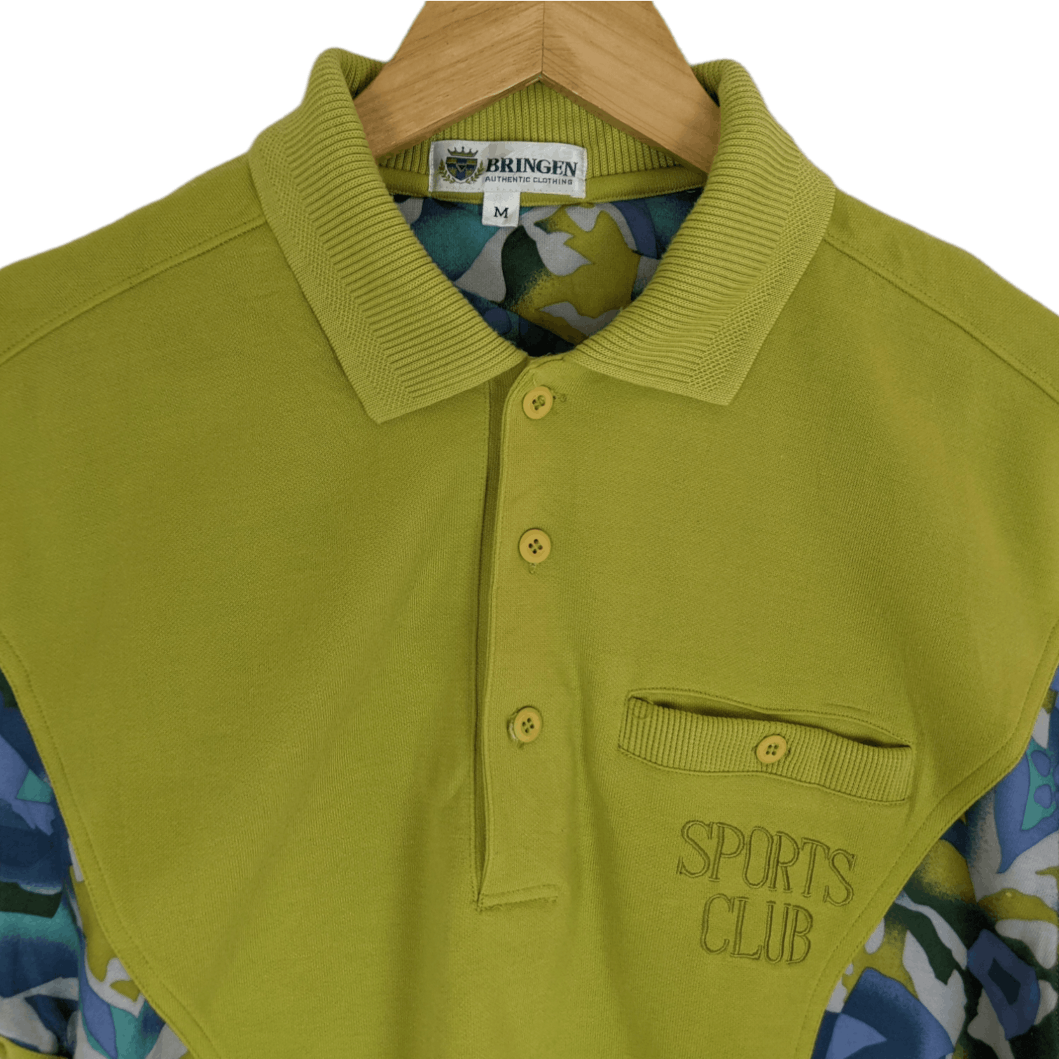 Japanese Brand Vintage Japan BRINGEN Flower Monogram Polo Shirt Size US M / EU 48-50 / 2 - 4 Thumbnail