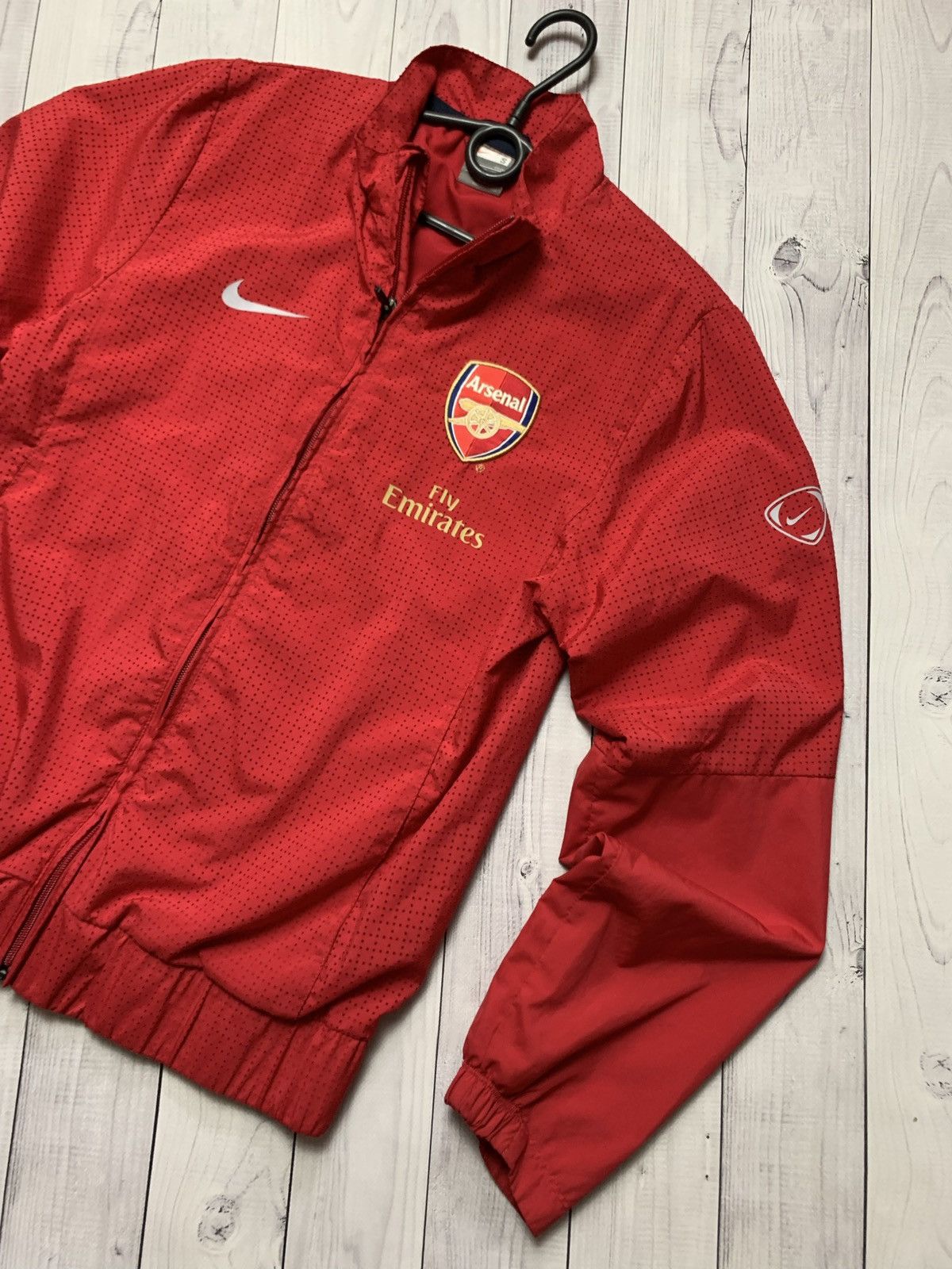 Nike × Vintage Vintage soccer track jacket Nike Arsenal size S Size US S / EU 44-46 / 1 - 2 Thumbnail