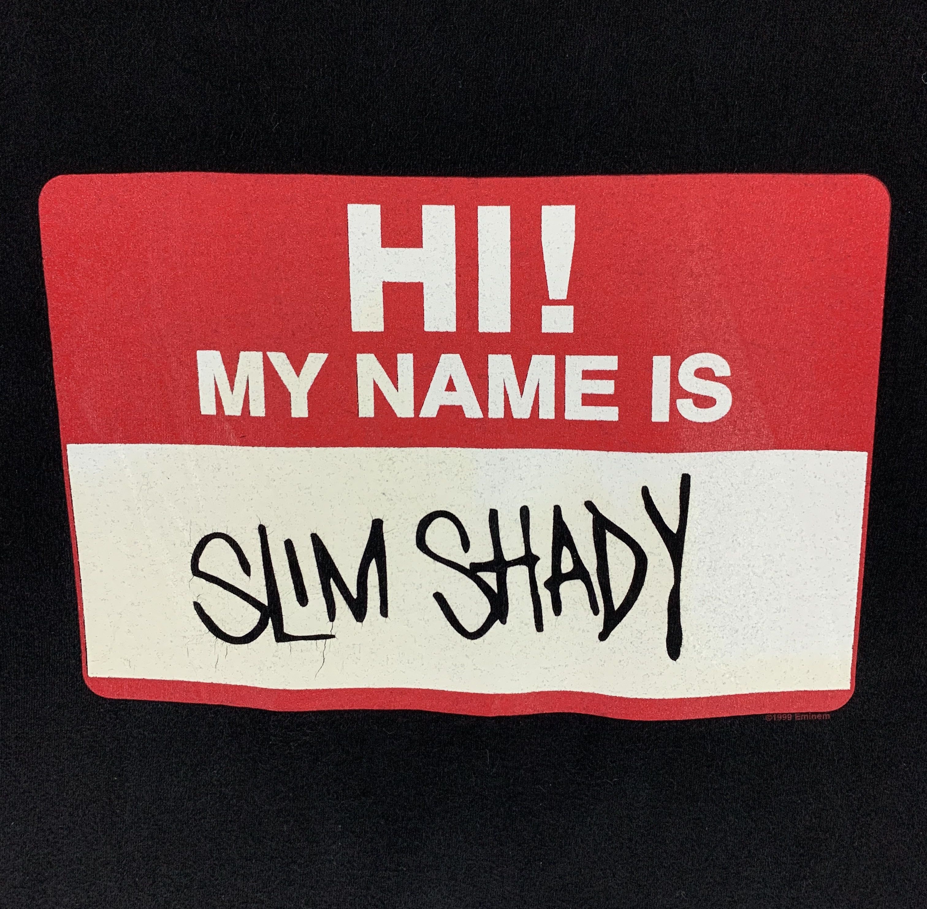 Rap Tees × Vintage Eminem hi my name is slim shady hip hop promo vtg 90s tee Size US XL / EU 56 / 4 - 3 Thumbnail