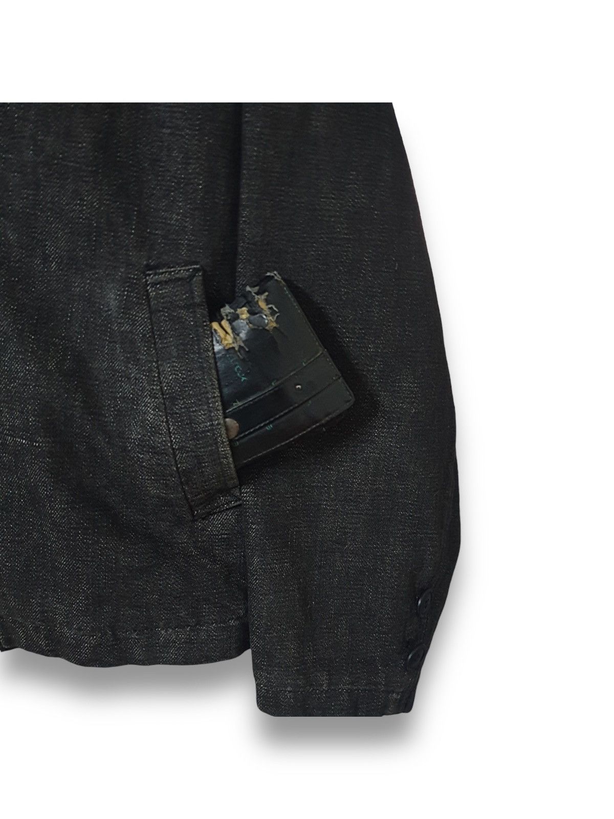 Issey Miyake Vintage I.S. Issey Sport Double Breasted Denim Blazer Jacket Size US L / EU 52-54 / 3 - 9 Thumbnail