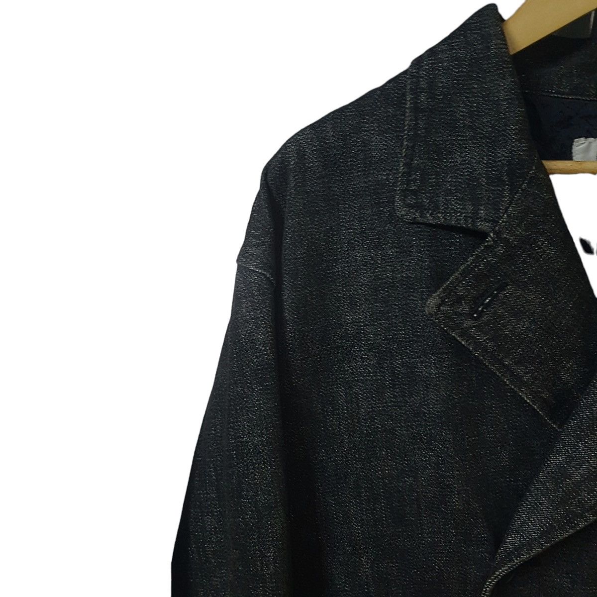 Issey Miyake Vintage I.S. Issey Sport Double Breasted Denim Blazer Jacket Size US L / EU 52-54 / 3 - 5 Thumbnail
