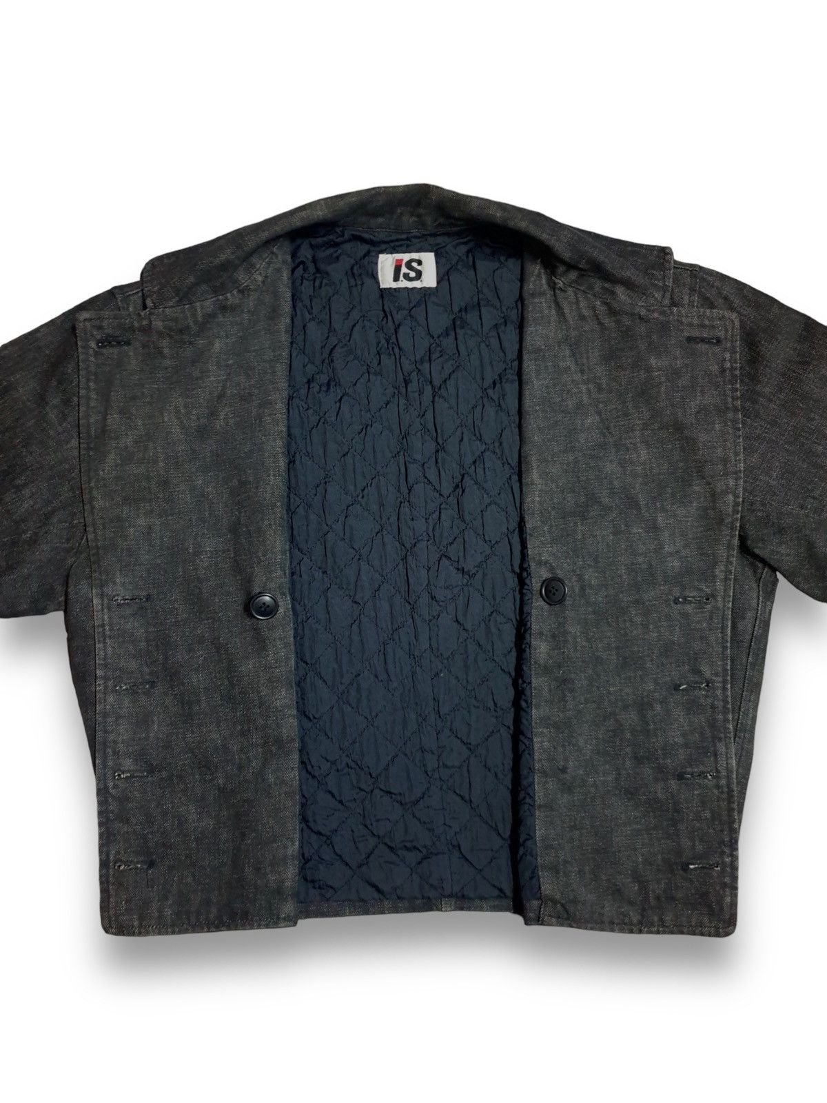 Issey Miyake Vintage I.S. Issey Sport Double Breasted Denim Blazer Jacket Size US L / EU 52-54 / 3 - 12 Thumbnail